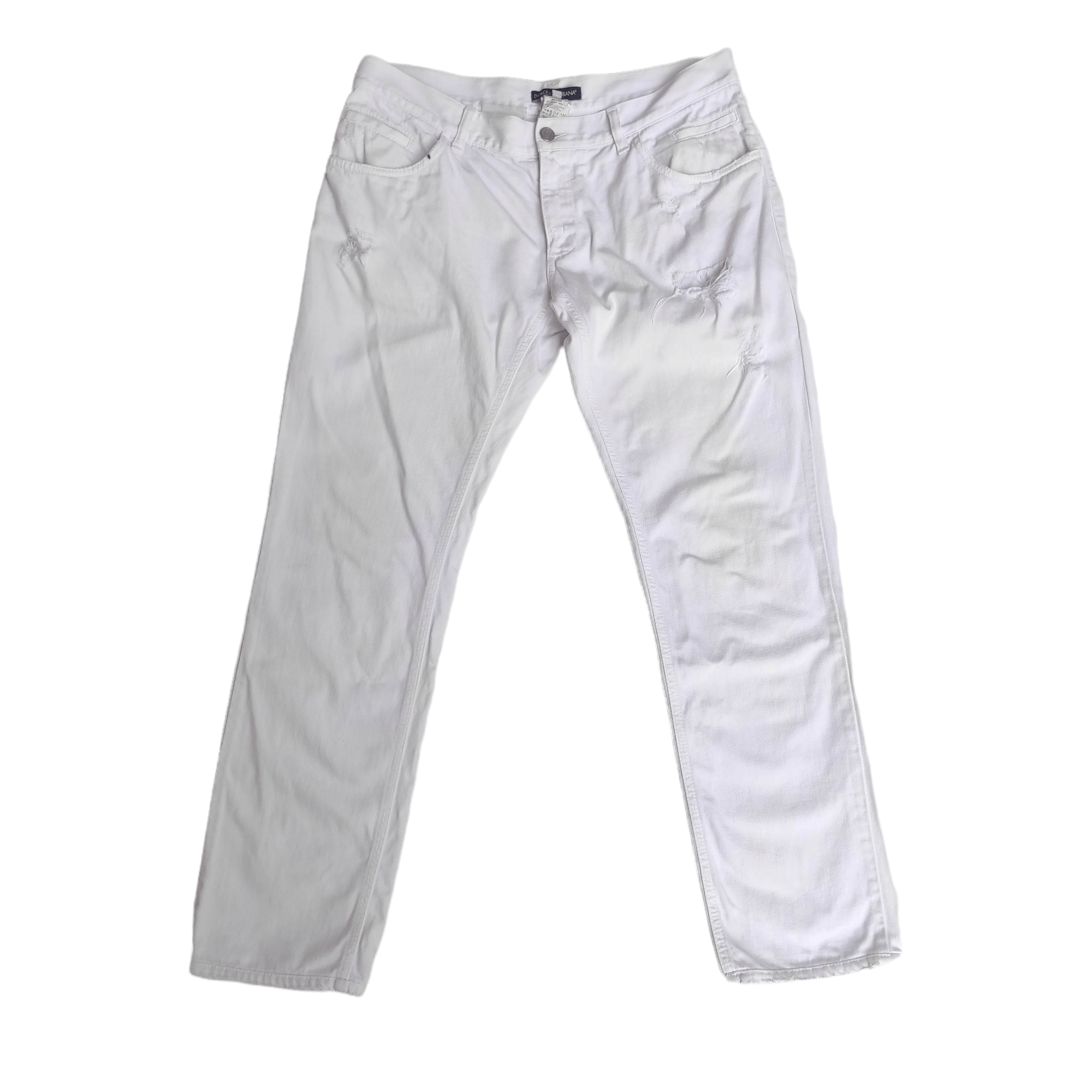 Dolce & Gabbana Dolce & Gabbana Ripped Jeans Size US 34 / EU 50 - 1 Thumbnail