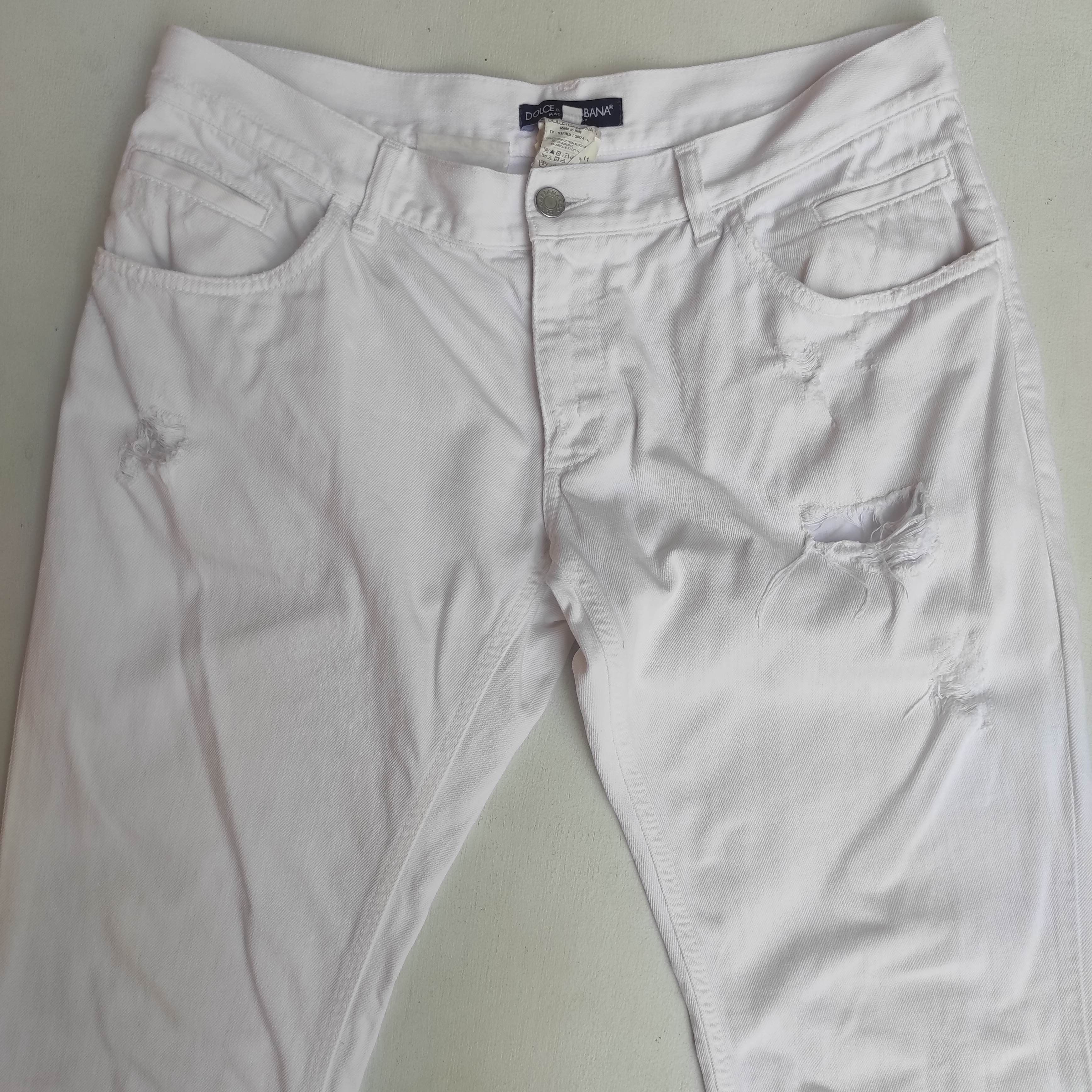 Dolce & Gabbana Dolce & Gabbana Ripped Jeans Size US 34 / EU 50 - 2 Thumbnail