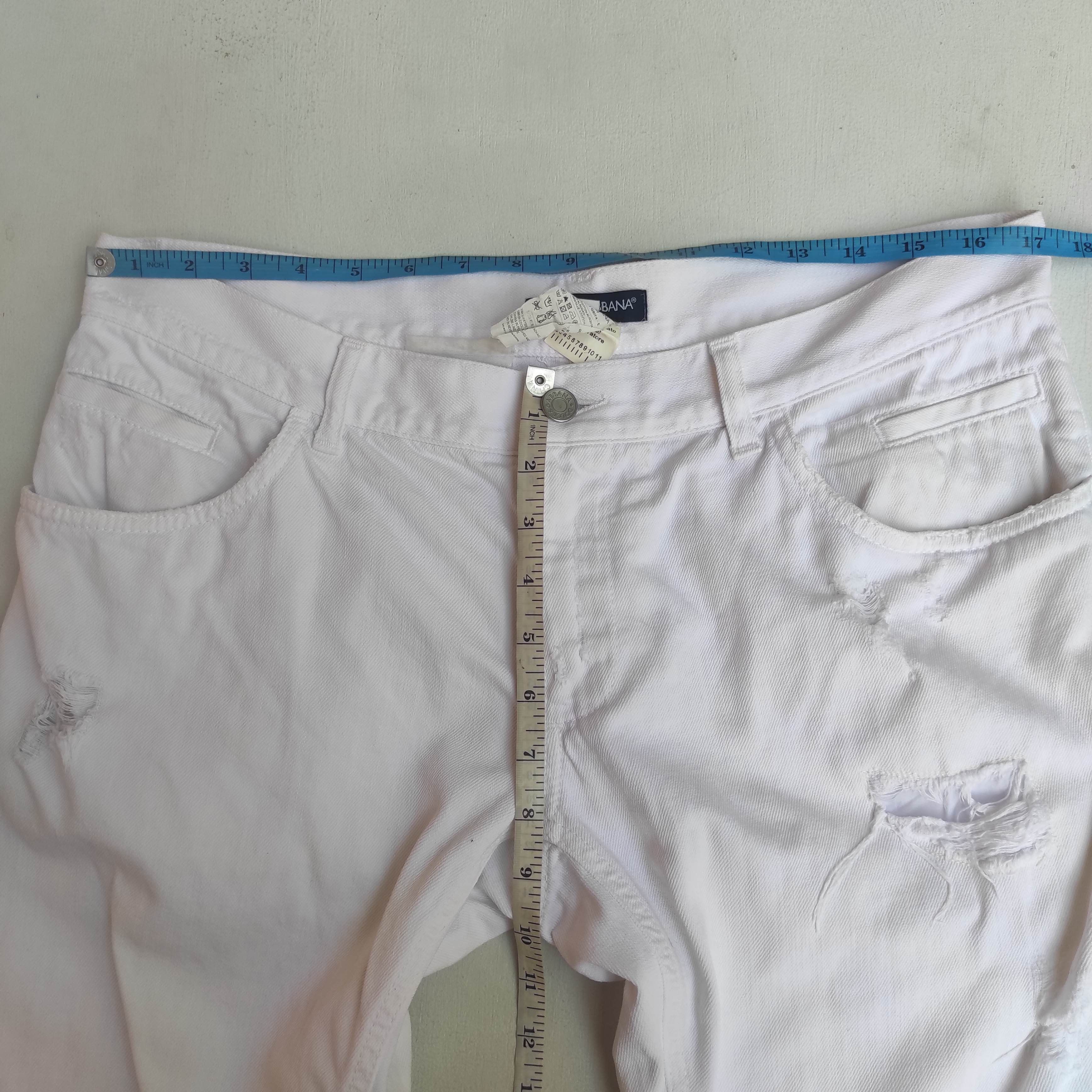 Dolce & Gabbana Dolce & Gabbana Ripped Jeans Size US 34 / EU 50 - 18 Thumbnail