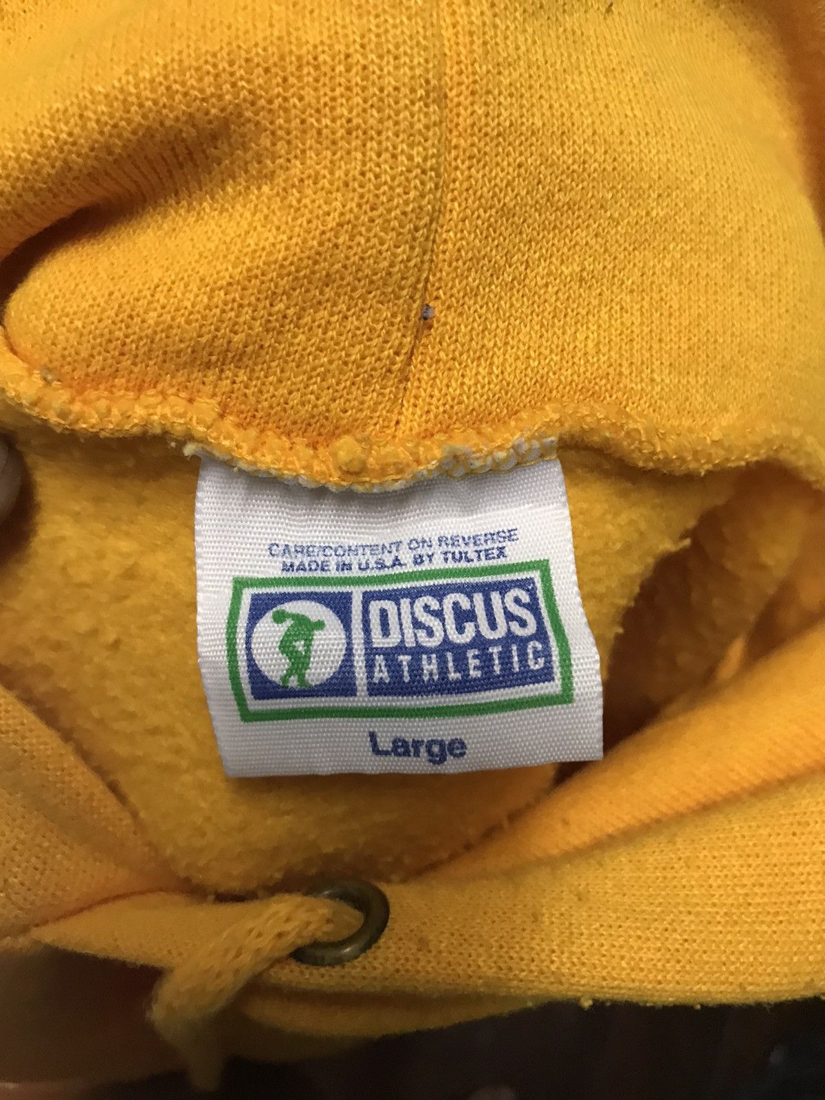 Vintage Vintage hoodie pullover plain by discus Size US L / EU 52-54 / 3 - 3 Thumbnail