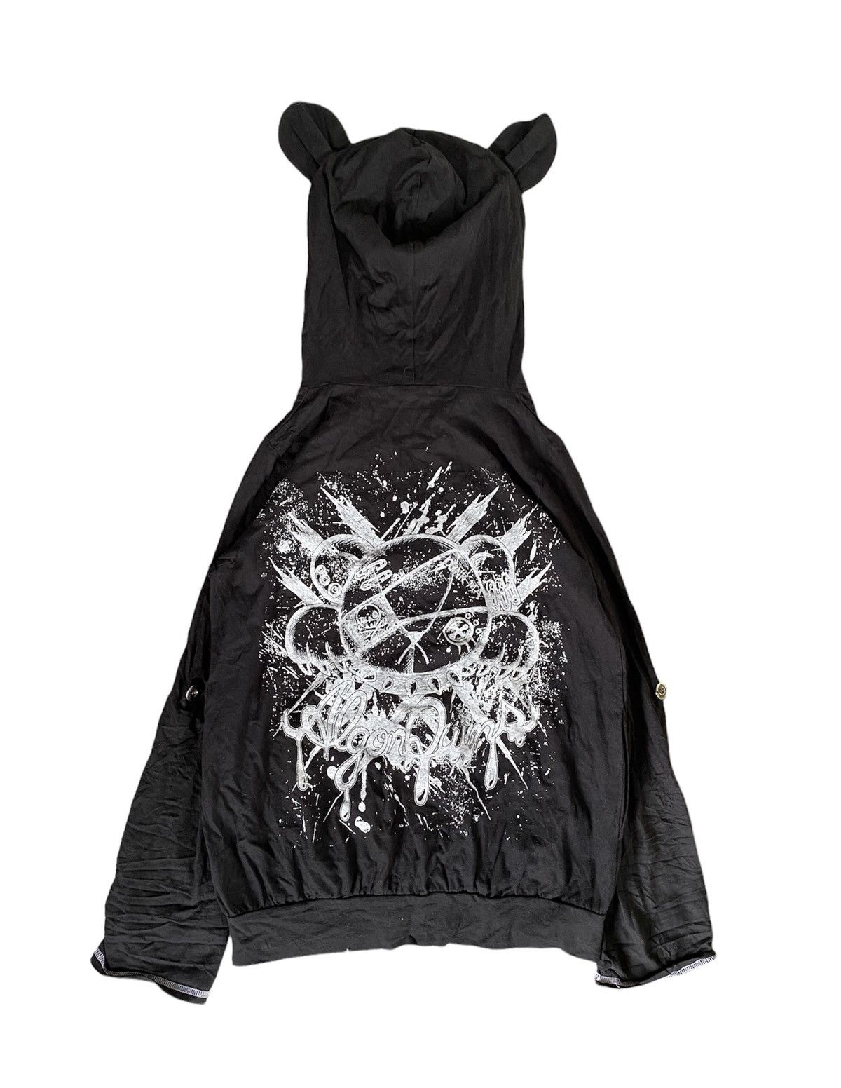 Japanese Brand ALGONQUINS Japan Rabbit punk cat ear light hoodie Size M / US 6-8 / IT 42-44 - 1 Thumbnail