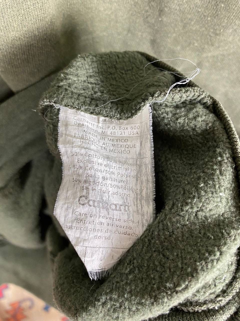 Carhartt × Carhartt Wip Vintage 90s Baggy Carhartt Plain Green Hoodie Sweatshirt Size US L / EU 52-54 / 3 - 5 Thumbnail