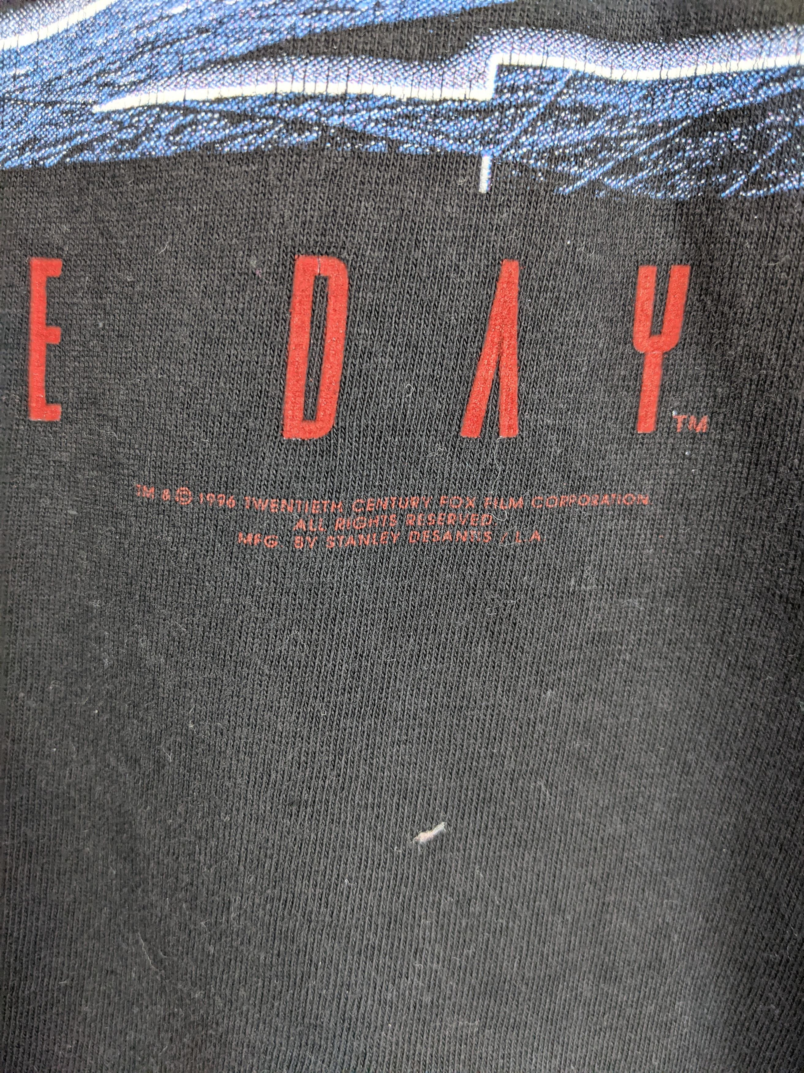 Vintage Vintage Independence Day Movie 90s Shirt Size US L / EU 52-54 / 3 - 3 Thumbnail