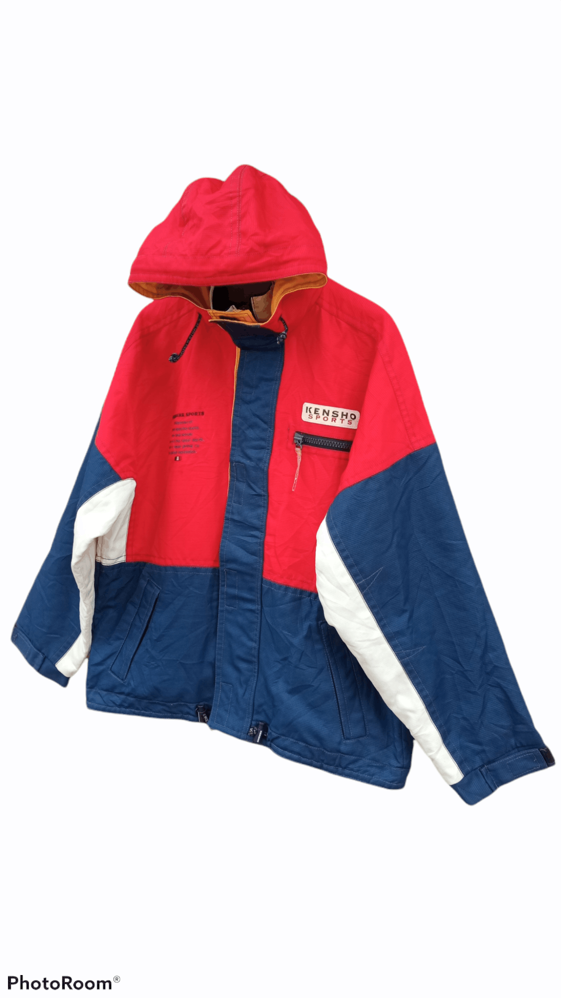 Japanese Brand × Kensho Abe × Vintage 🔥🔥Vintage Kensho Abe Sports Colour Block Jacket Size US L / EU 52-54 / 3 - 3 Thumbnail