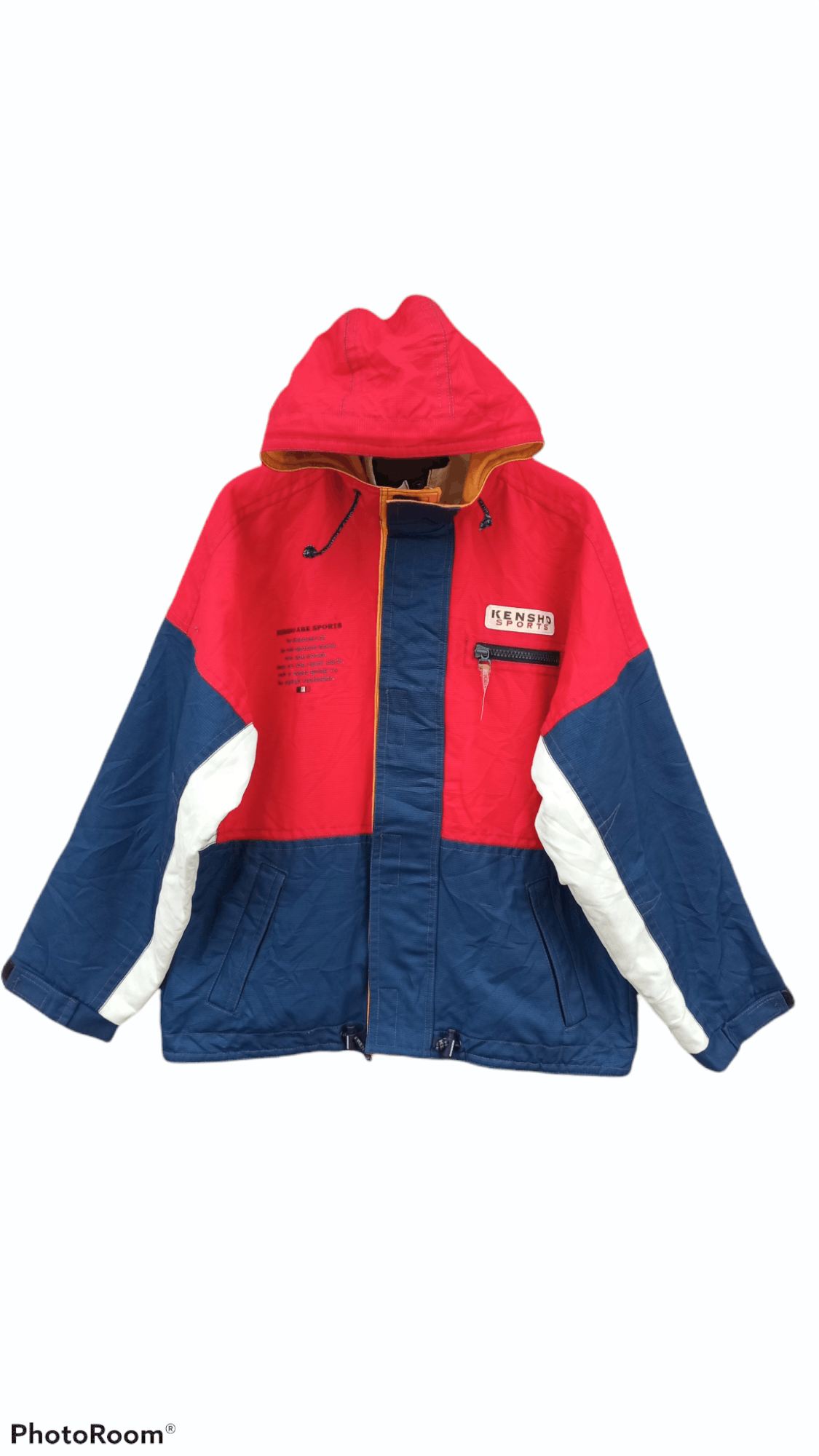 Japanese Brand × Kensho Abe × Vintage 🔥🔥Vintage Kensho Abe Sports Colour Block Jacket Size US L / EU 52-54 / 3 - 1 Thumbnail