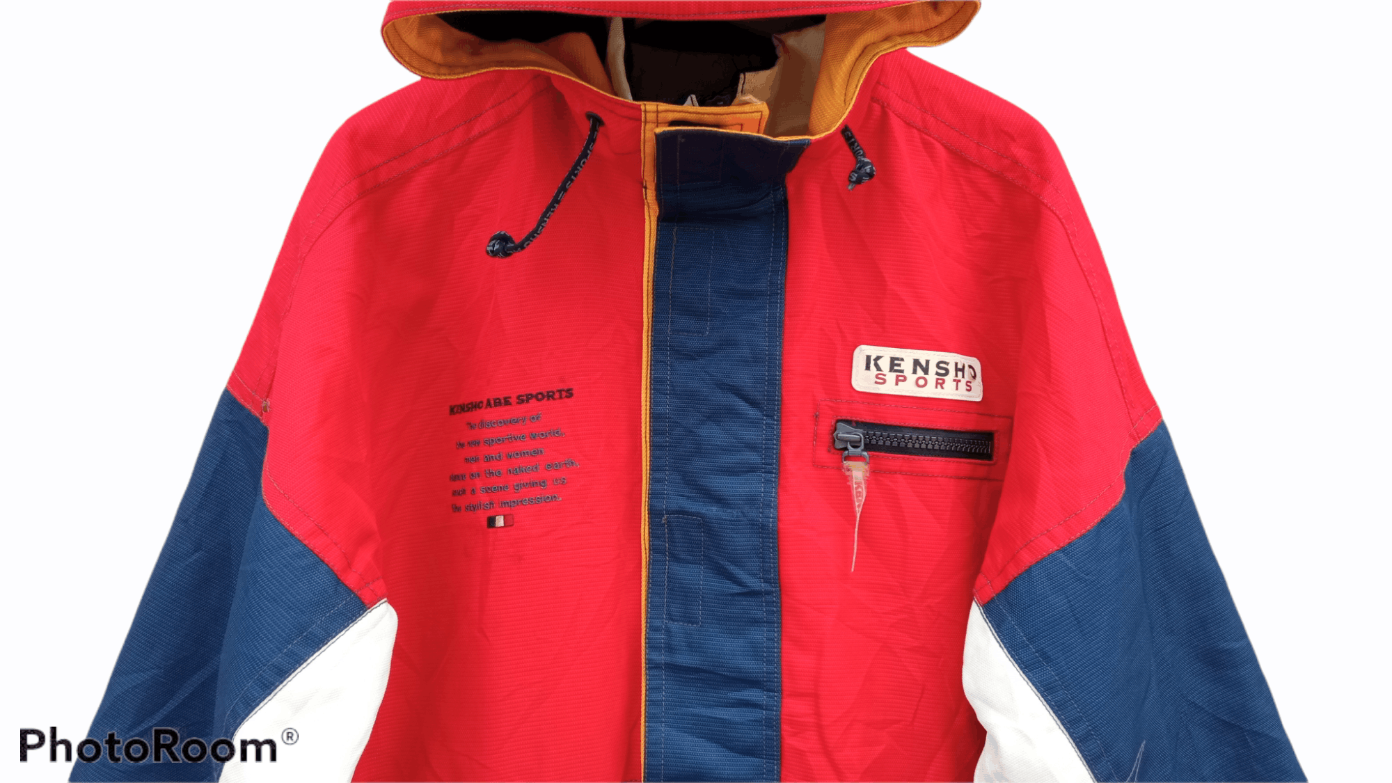 Japanese Brand × Kensho Abe × Vintage 🔥🔥Vintage Kensho Abe Sports Colour Block Jacket Size US L / EU 52-54 / 3 - 10 Thumbnail