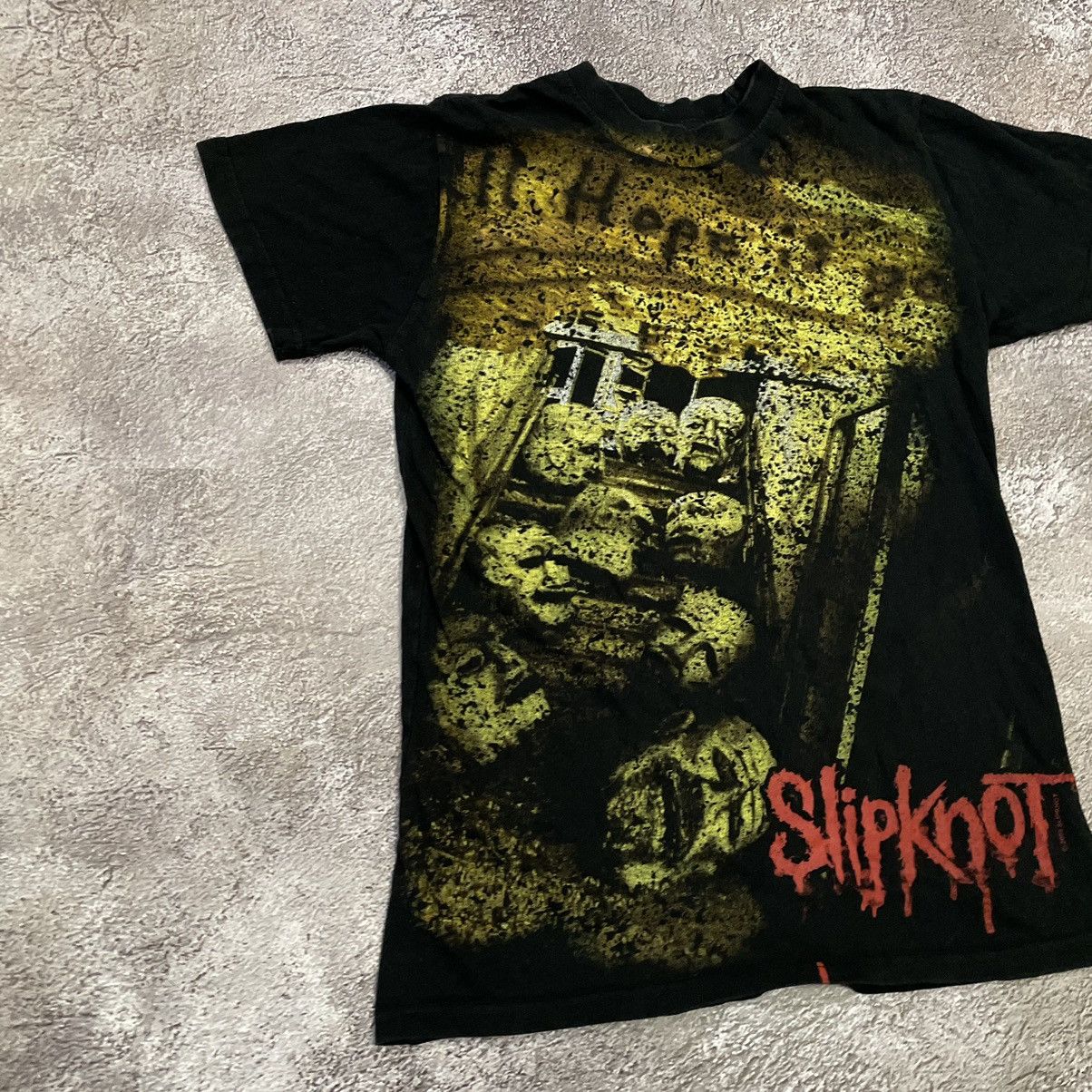 Vintage Vintage Y2K Slipknot Band Tee Graphic Grunge Dark Baggy S Size US S / EU 44-46 / 1 - 4 Thumbnail