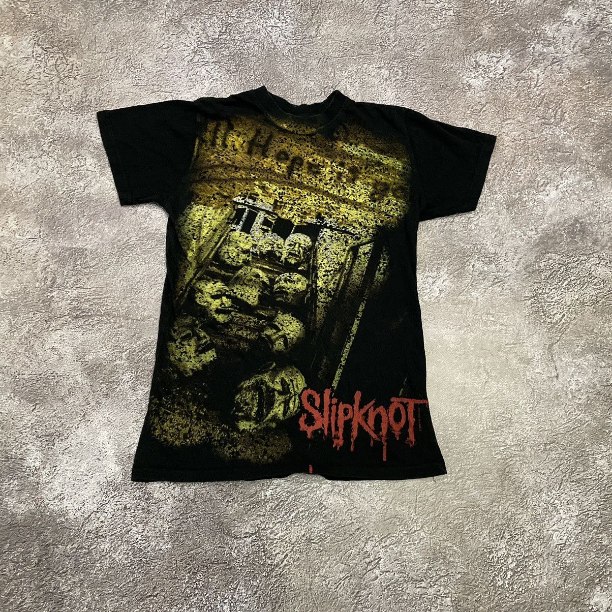 Vintage Vintage Y2K Slipknot Band Tee Graphic Grunge Dark Baggy S Size US S / EU 44-46 / 1 - 3 Thumbnail
