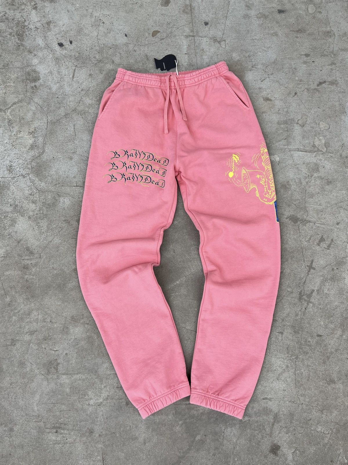 image of Brain Dead Sweatpants in Pink, Men's (Size 30)