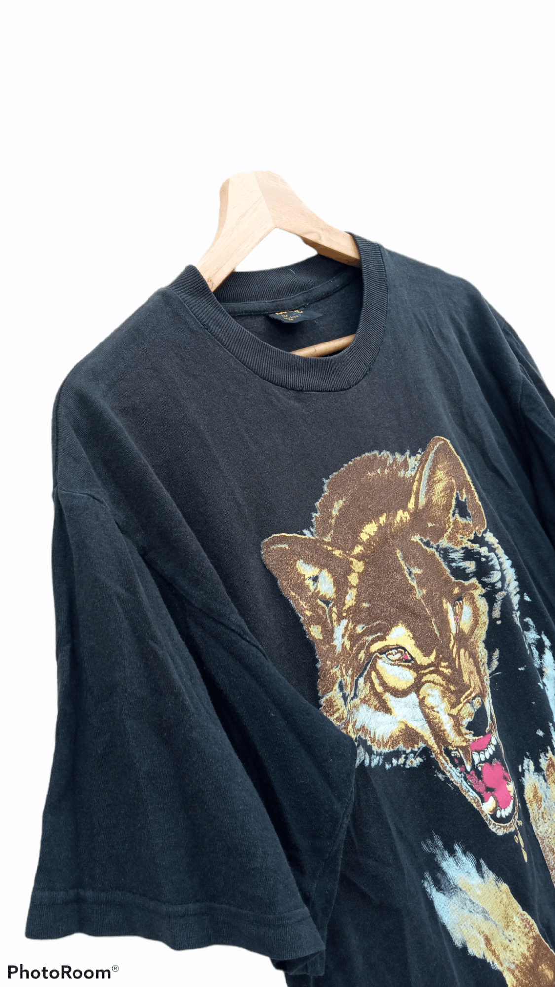 Japanese Brand × Vintage 🔥🔥Vintage Zowie Animal Dog Wolf Printed T-Shirt Size US L / EU 52-54 / 3 - 6 Thumbnail