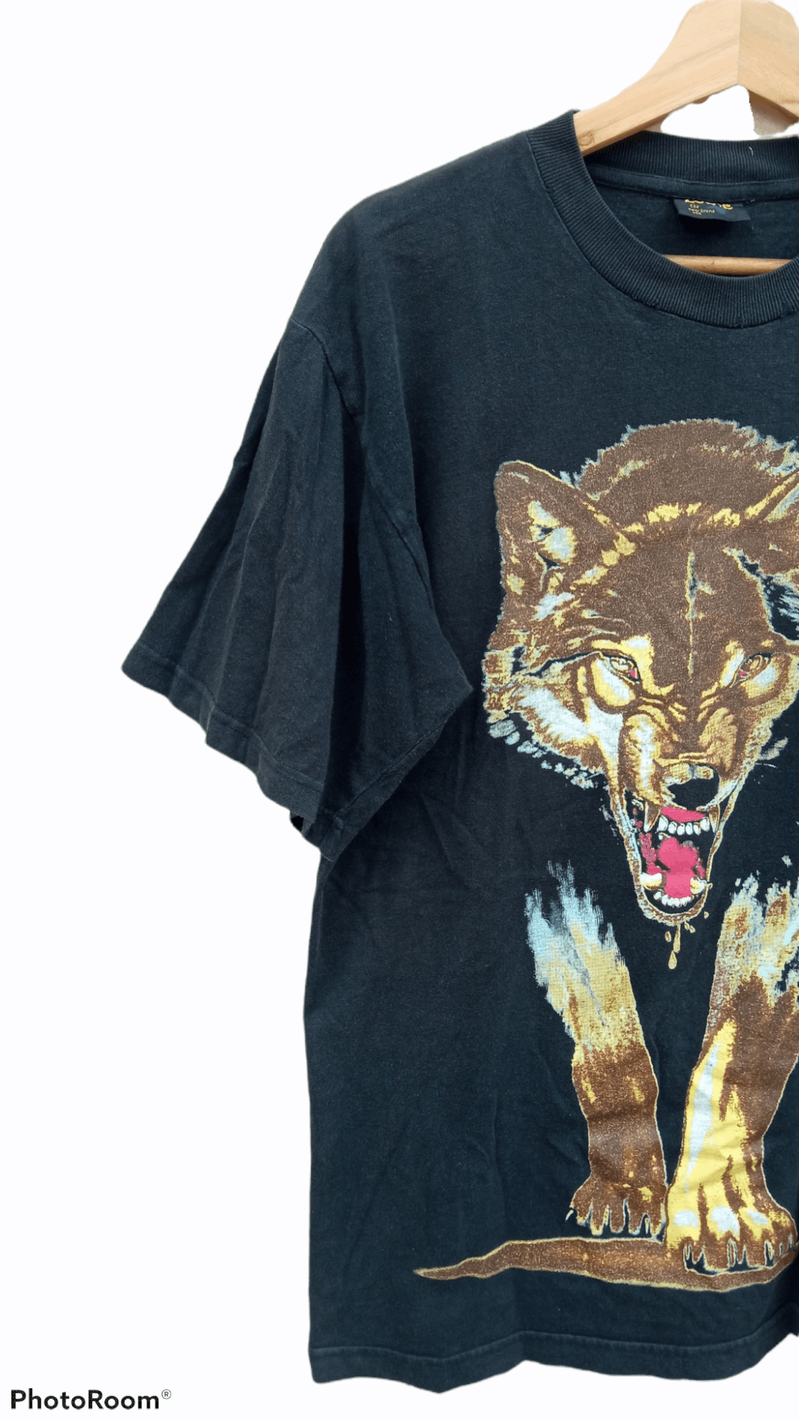 Japanese Brand × Vintage 🔥🔥Vintage Zowie Animal Dog Wolf Printed T-Shirt Size US L / EU 52-54 / 3 - 4 Thumbnail