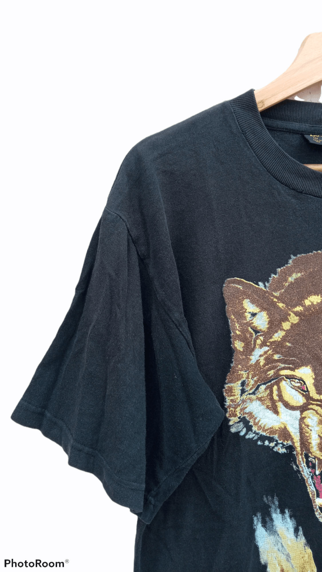Japanese Brand × Vintage 🔥🔥Vintage Zowie Animal Dog Wolf Printed T-Shirt Size US L / EU 52-54 / 3 - 7 Thumbnail