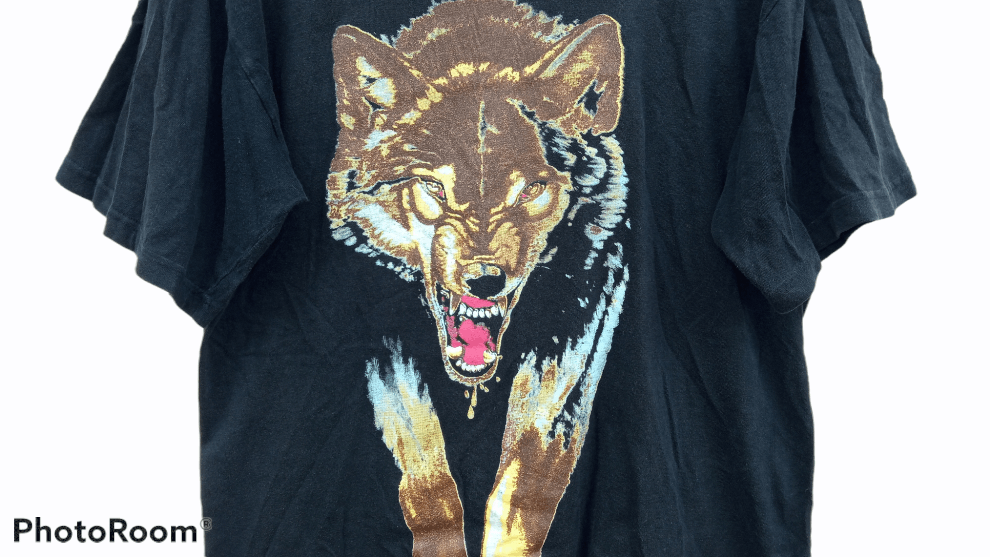 Japanese Brand × Vintage 🔥🔥Vintage Zowie Animal Dog Wolf Printed T-Shirt Size US L / EU 52-54 / 3 - 13 Thumbnail