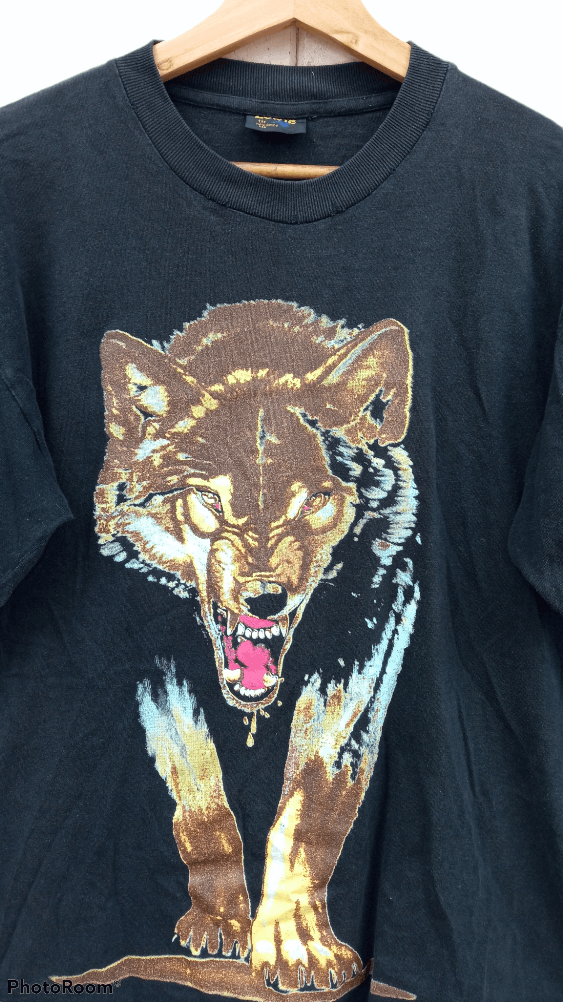 Japanese Brand × Vintage 🔥🔥Vintage Zowie Animal Dog Wolf Printed T-Shirt Size US L / EU 52-54 / 3 - 15 Thumbnail