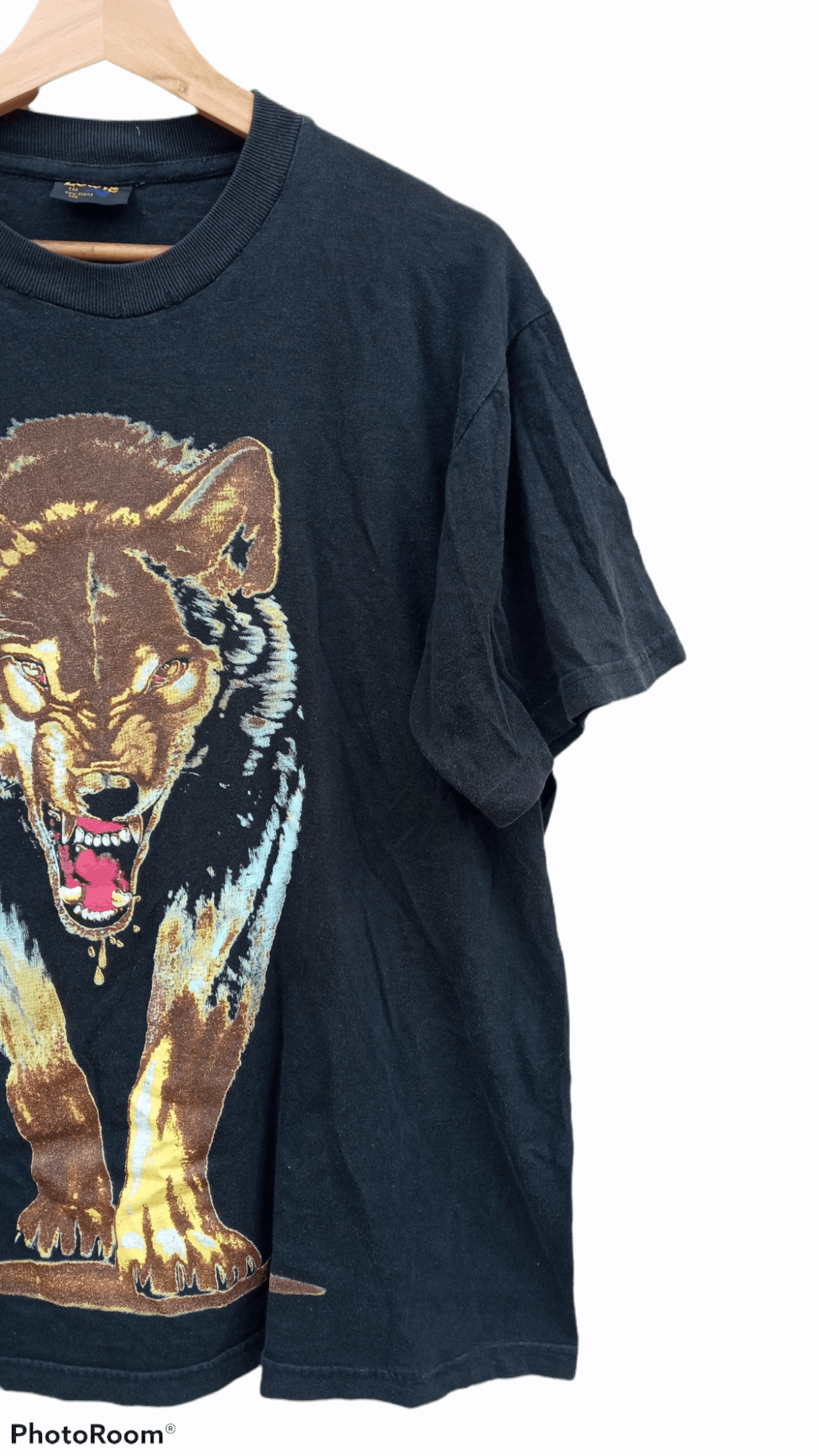 Japanese Brand × Vintage 🔥🔥Vintage Zowie Animal Dog Wolf Printed T-Shirt Size US L / EU 52-54 / 3 - 5 Thumbnail