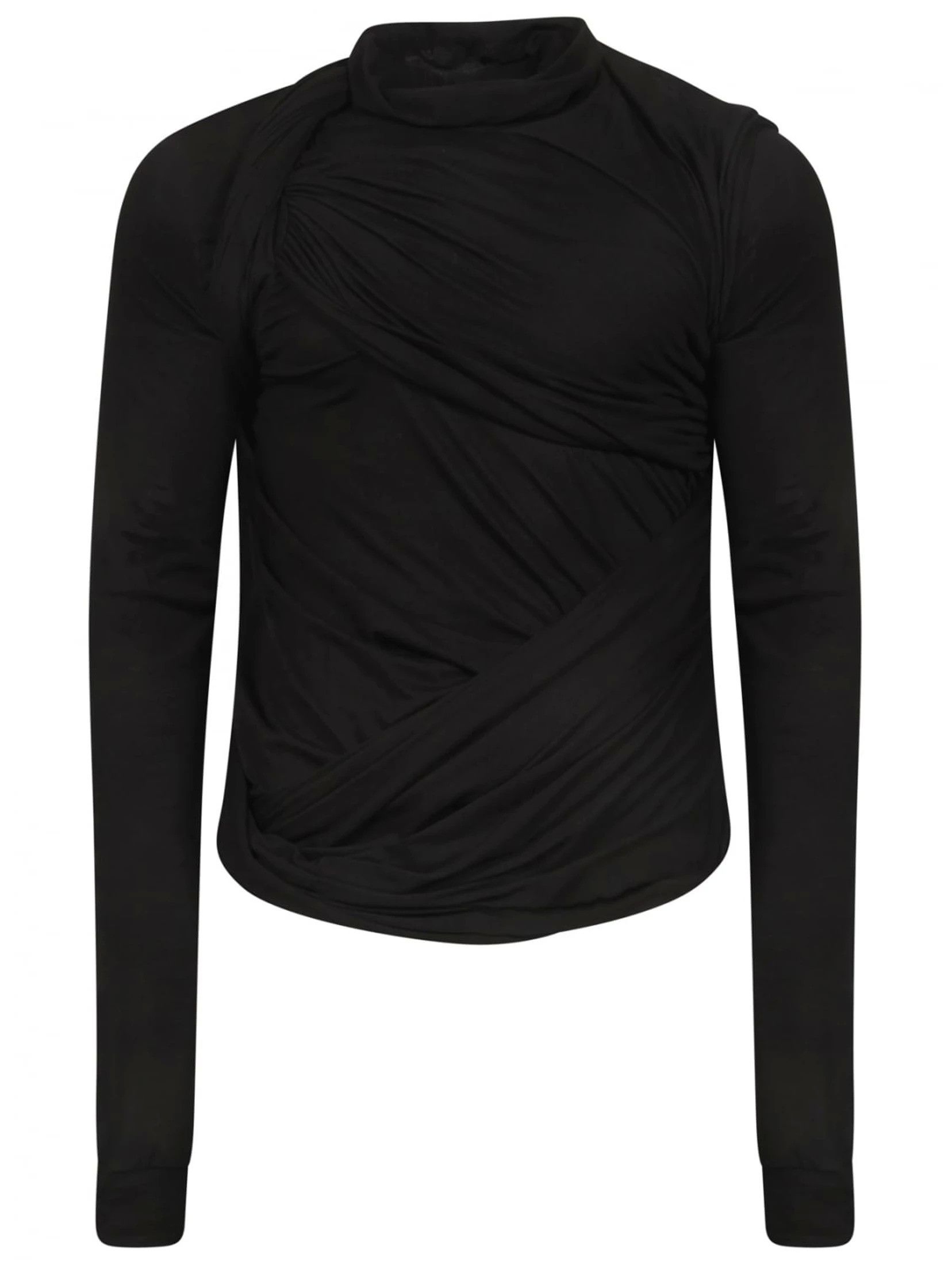 Slim Fit Walrus Draped Wrapped Simple France Shirt SS17