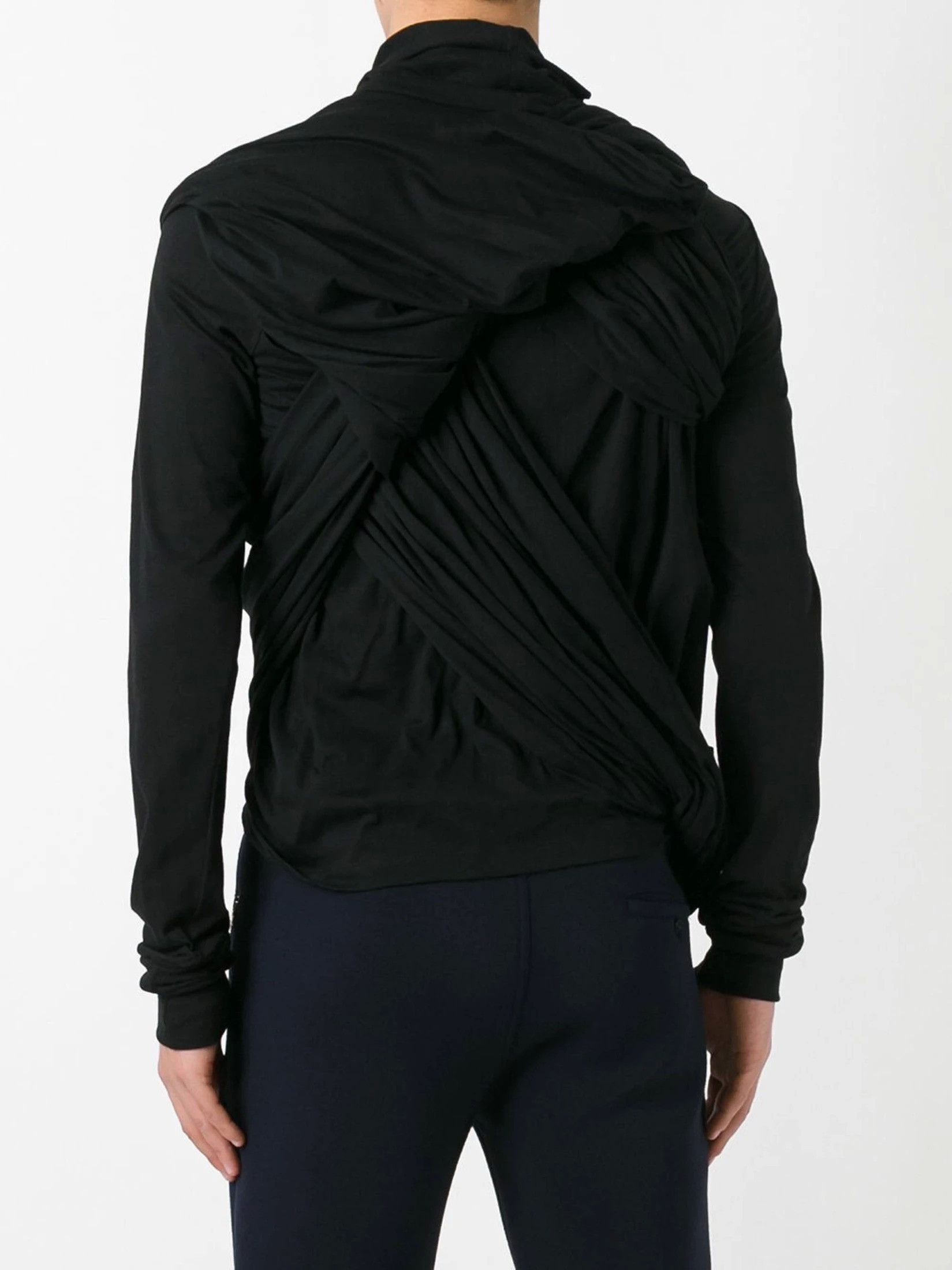 Slim Fit Walrus Draped Wrapped Simple France Shirt SS17