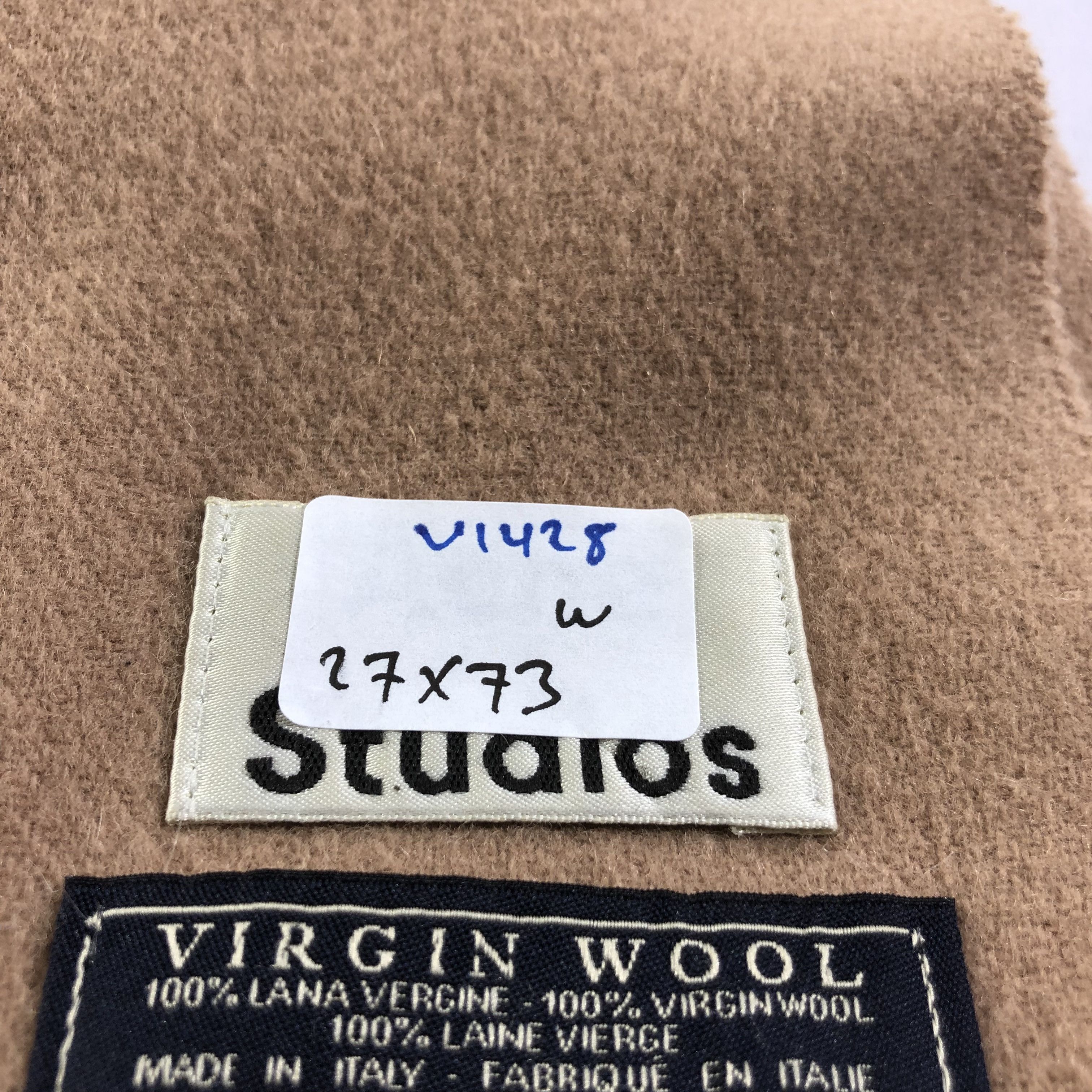 Acne Studios Acne Studios Plain Brown Oversized Wool Scarf Muffler V1428 Size ONE SIZE - 10 Thumbnail