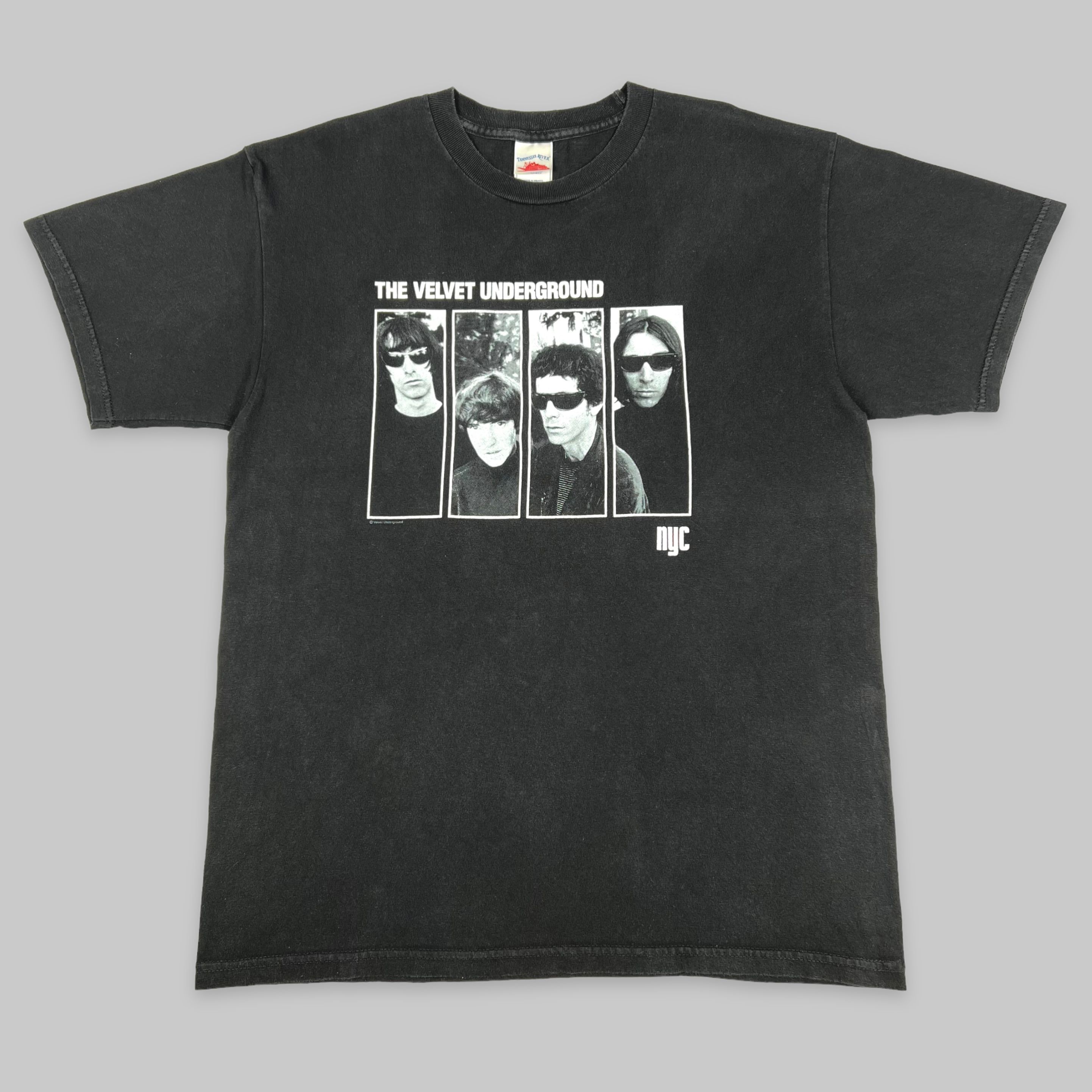 Pre-owned Band Tees X Rock Tees Vintage 2000 The Velvet Underground ‘nyc' Licensed T Shirt In Black