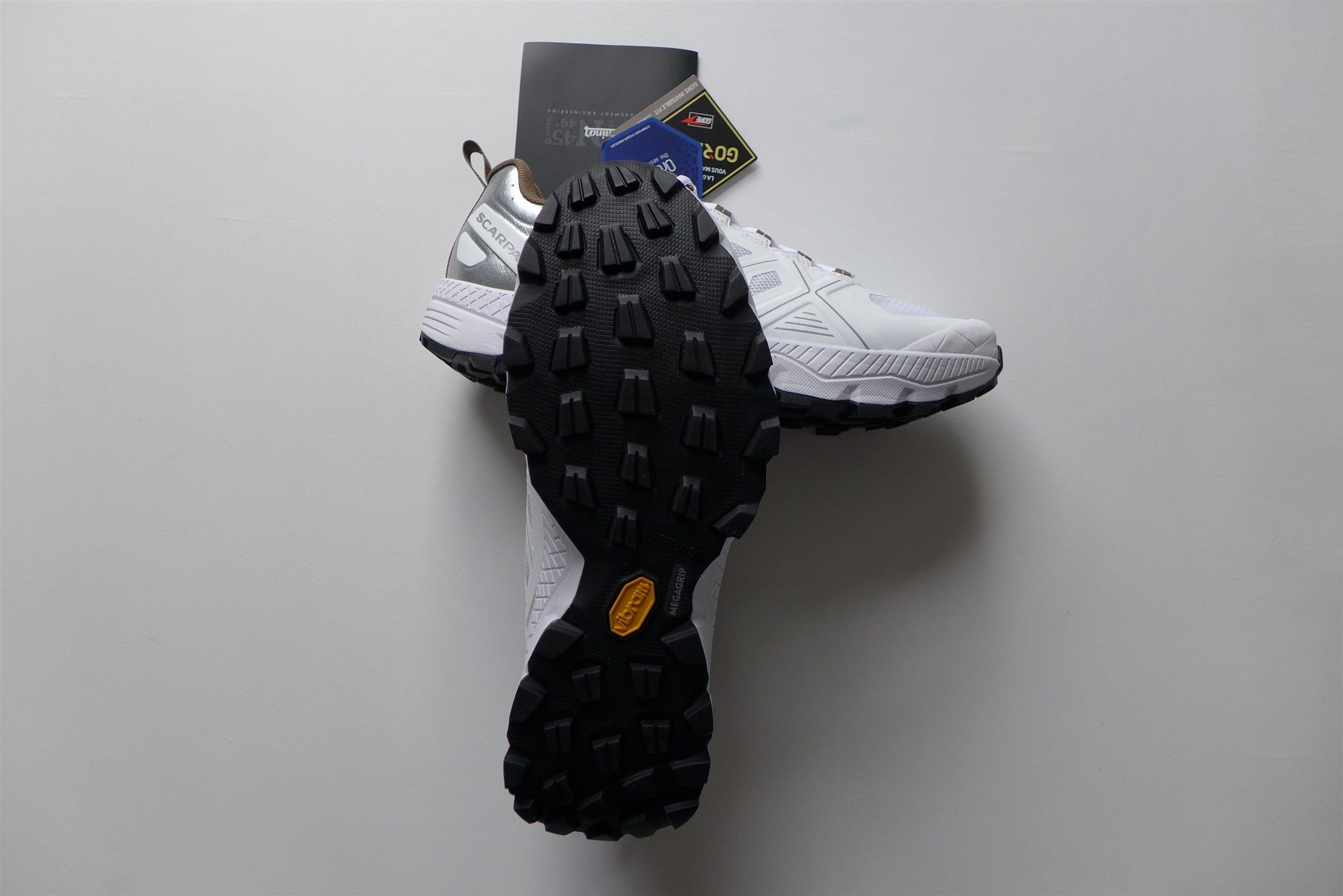 Herno Herno Laminar x Scarpa Spin Ultra White Gore-Tex Sneakers Size US 9 / EU 42 - 8 Thumbnail