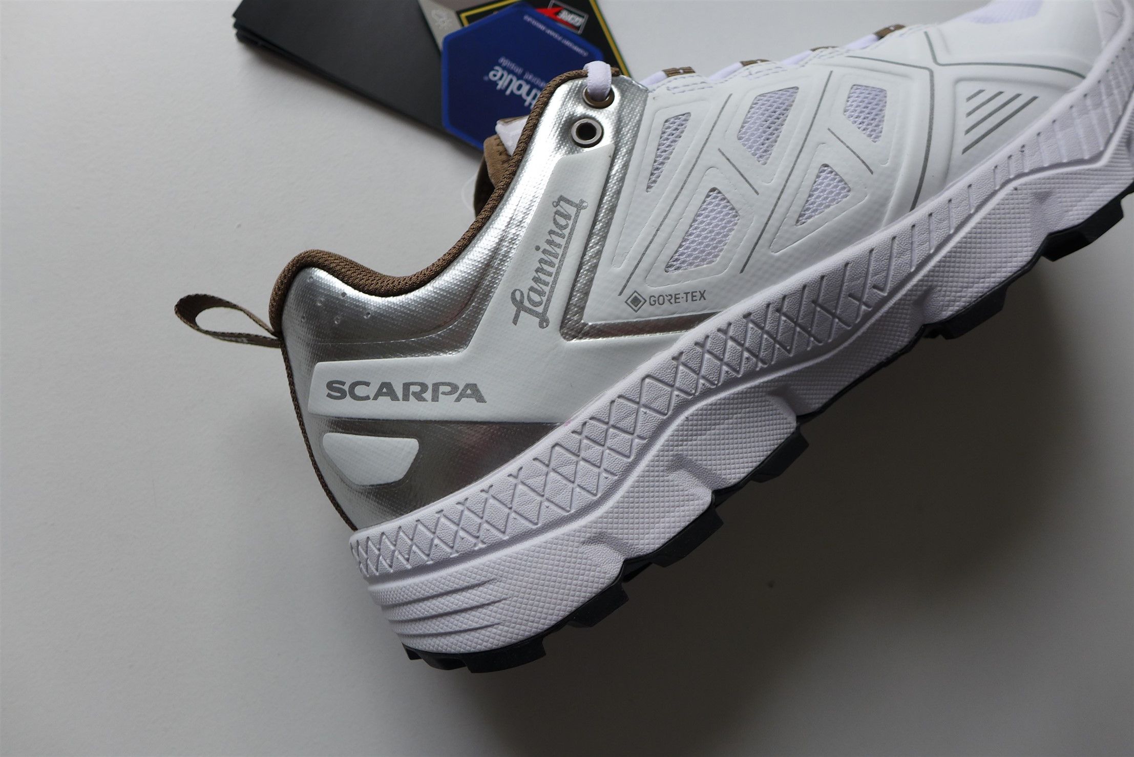 Herno Herno Laminar x Scarpa Spin Ultra White Gore-Tex Sneakers Size US 9 / EU 42 - 7 Thumbnail