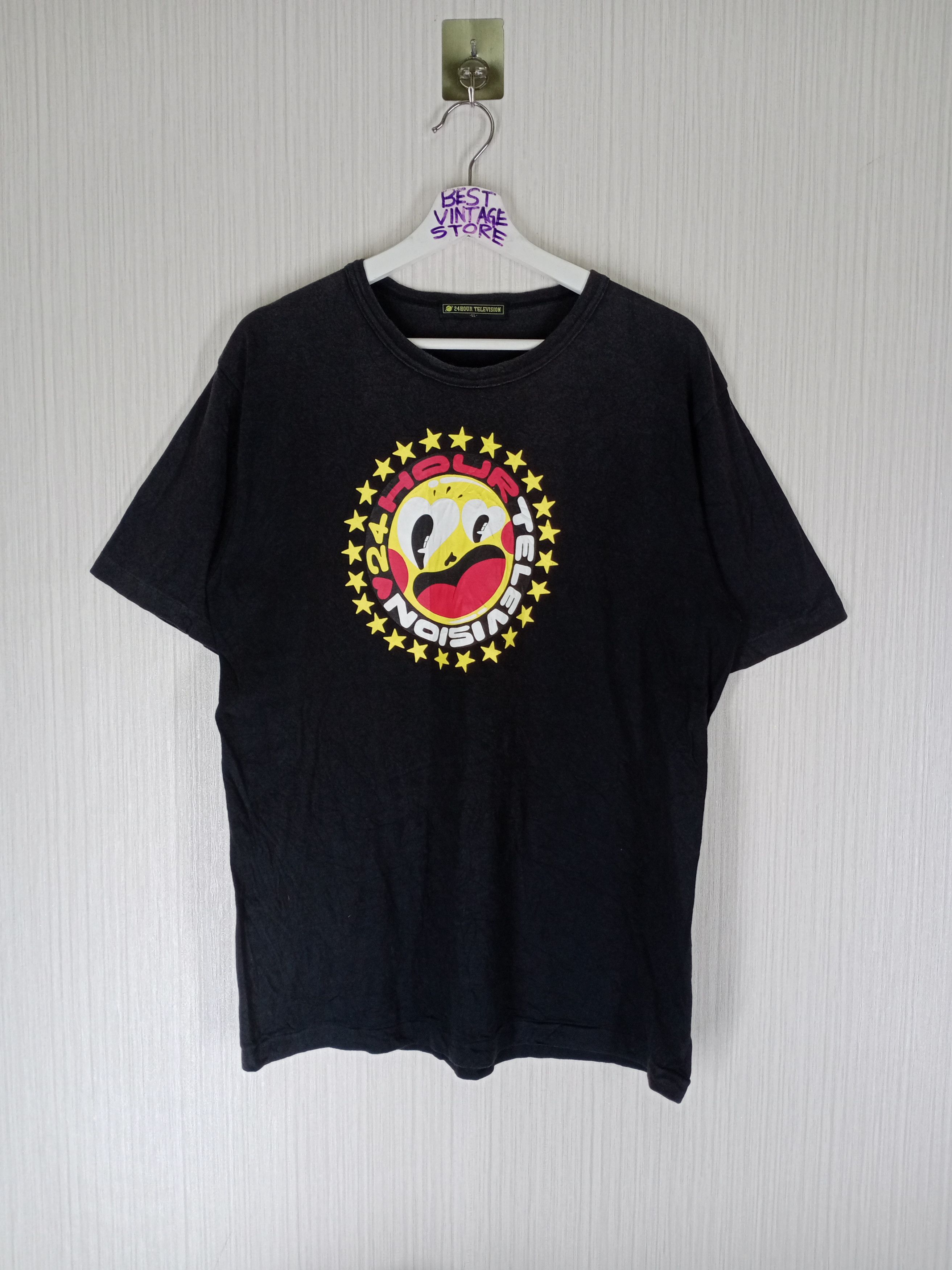 image of 24Hour Television X Takashi Murakami in Black, Men's (Size Medium)