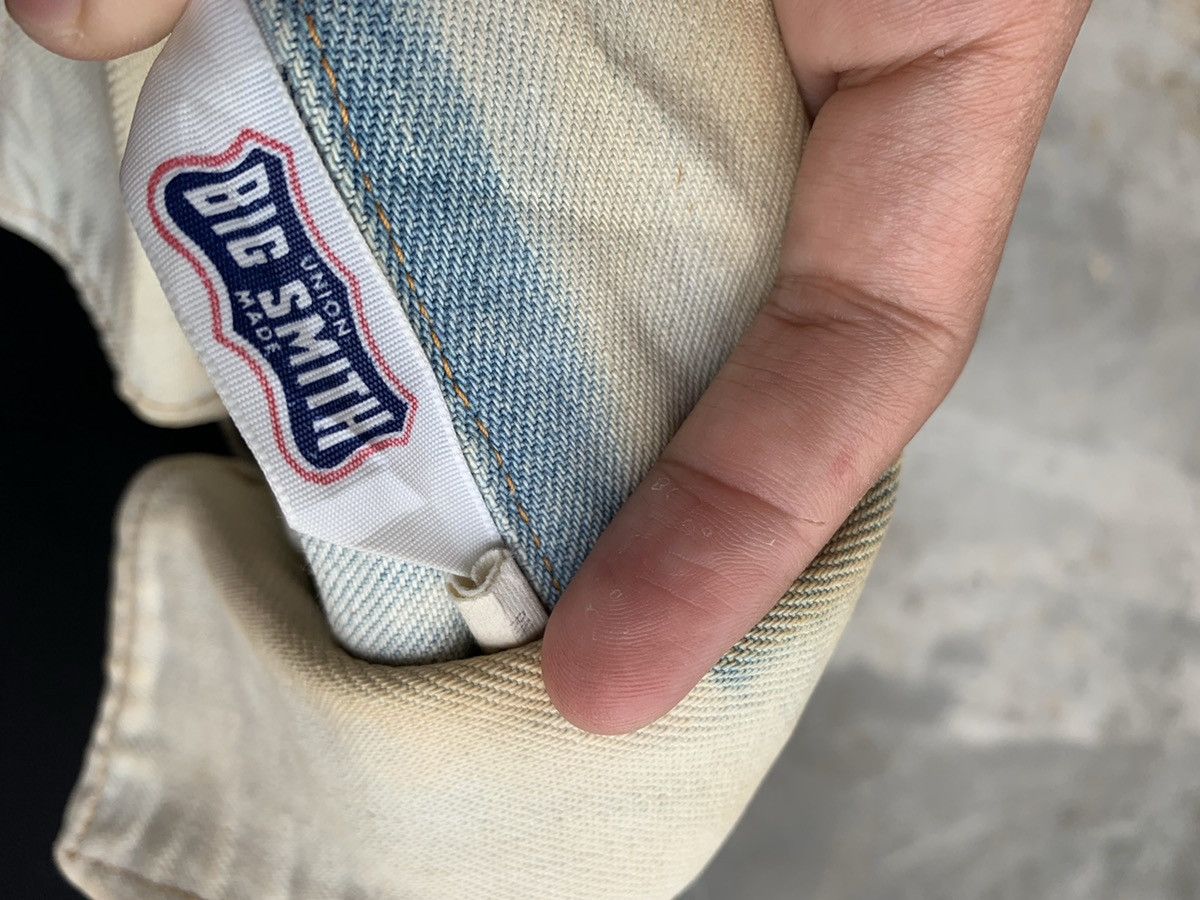 Vintage Vintage 80s Big Smith Union Made Thrashed Denim Jacket Size US S / EU 44-46 / 1 - 7 Thumbnail