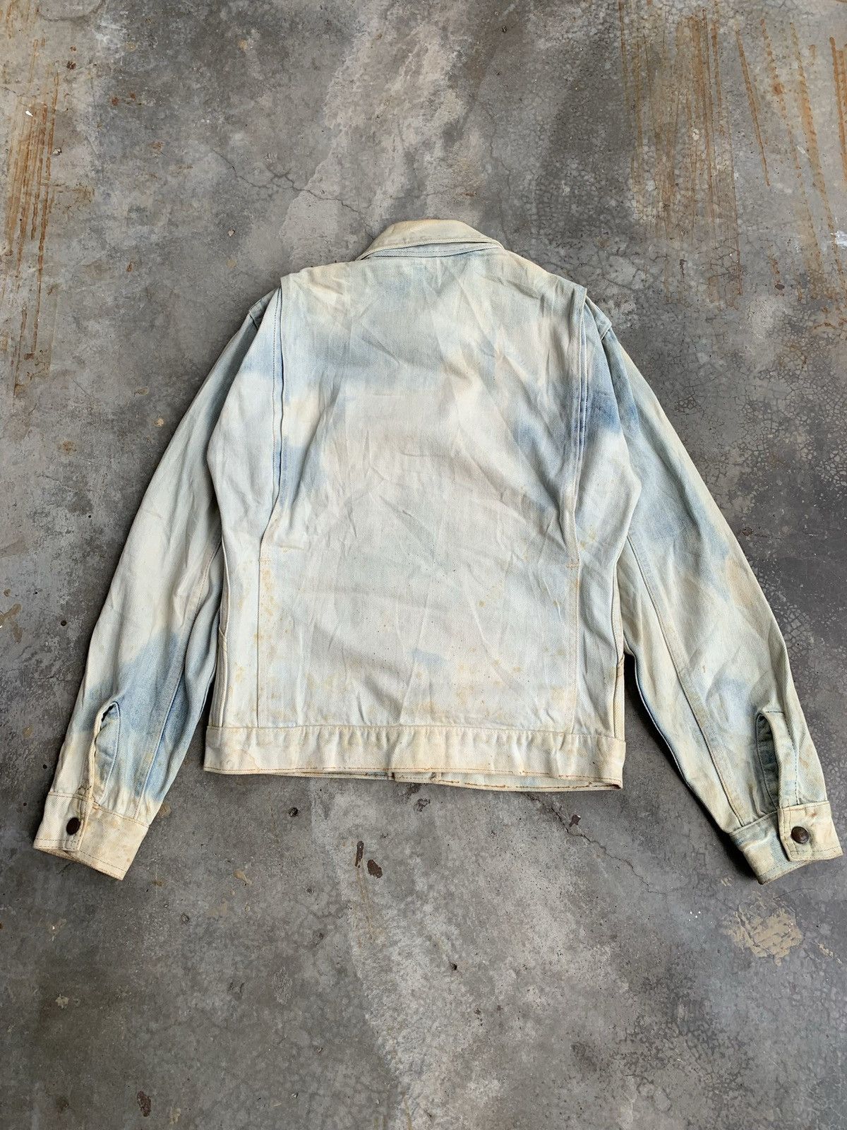 Vintage Vintage 80s Big Smith Union Made Thrashed Denim Jacket Size US S / EU 44-46 / 1 - 6 Thumbnail