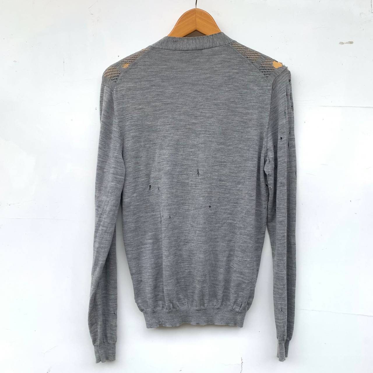 Prada prada distressed cardigan Size US S / EU 44-46 / 1 - 8 Thumbnail