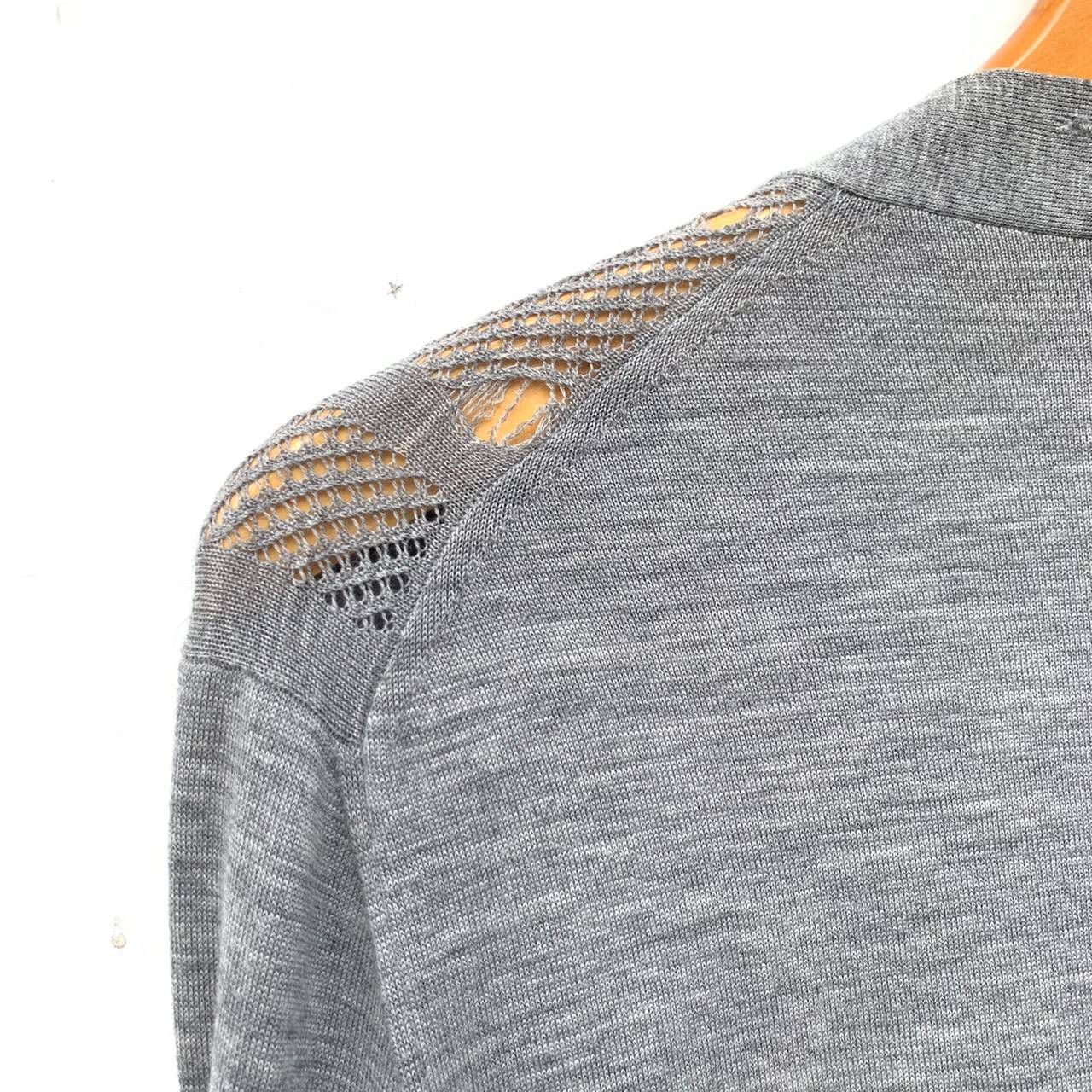 Prada prada distressed cardigan Size US S / EU 44-46 / 1 - 7 Thumbnail