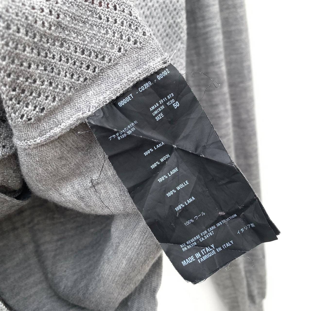 Prada prada distressed cardigan Size US S / EU 44-46 / 1 - 5 Thumbnail