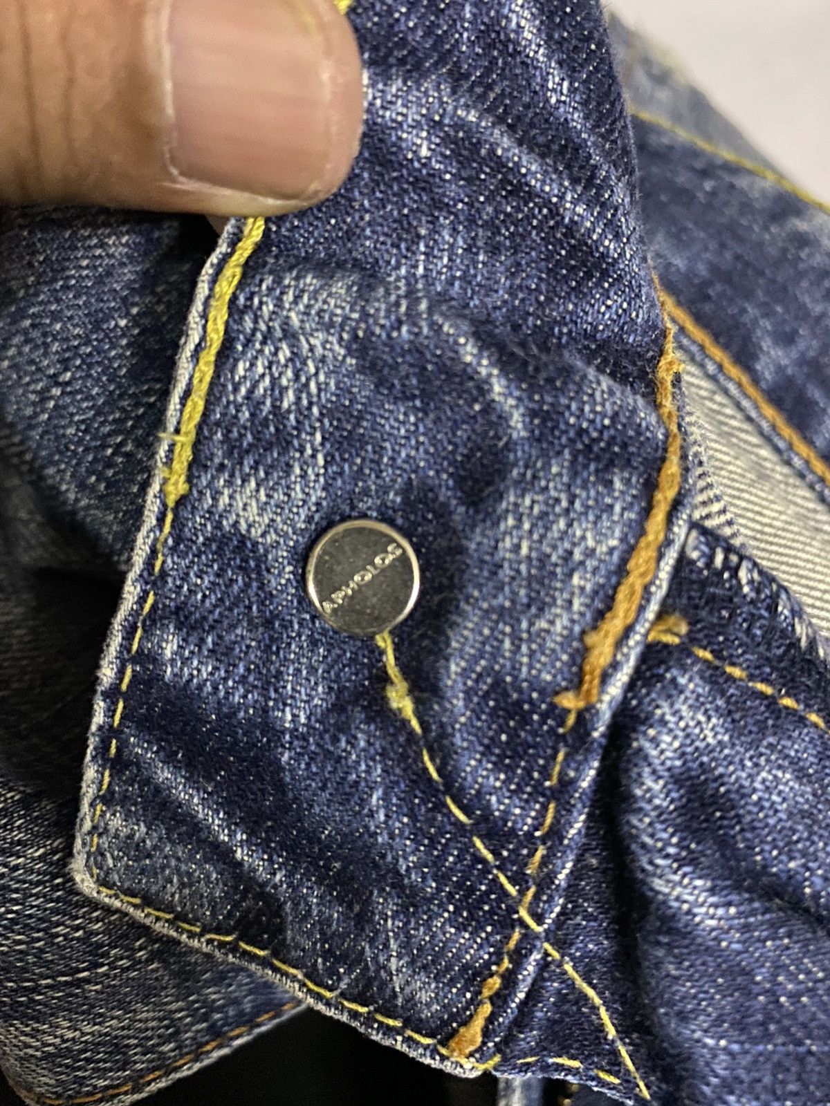 Japanese Brand Japan Brand Zen Clothing Japan Distressed Denim Size US 35 - 15 Thumbnail