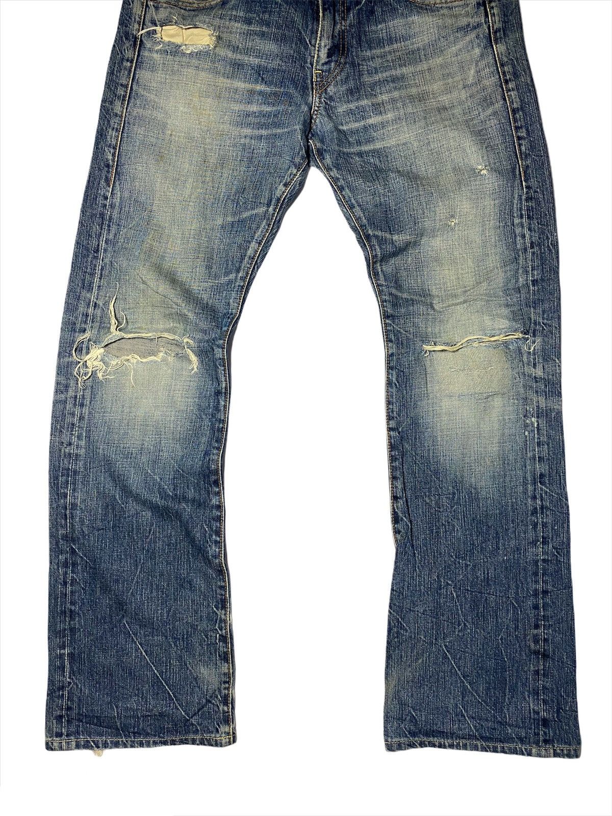 Japanese Brand Japan Brand Zen Clothing Japan Distressed Denim Size US 35 - 4 Thumbnail
