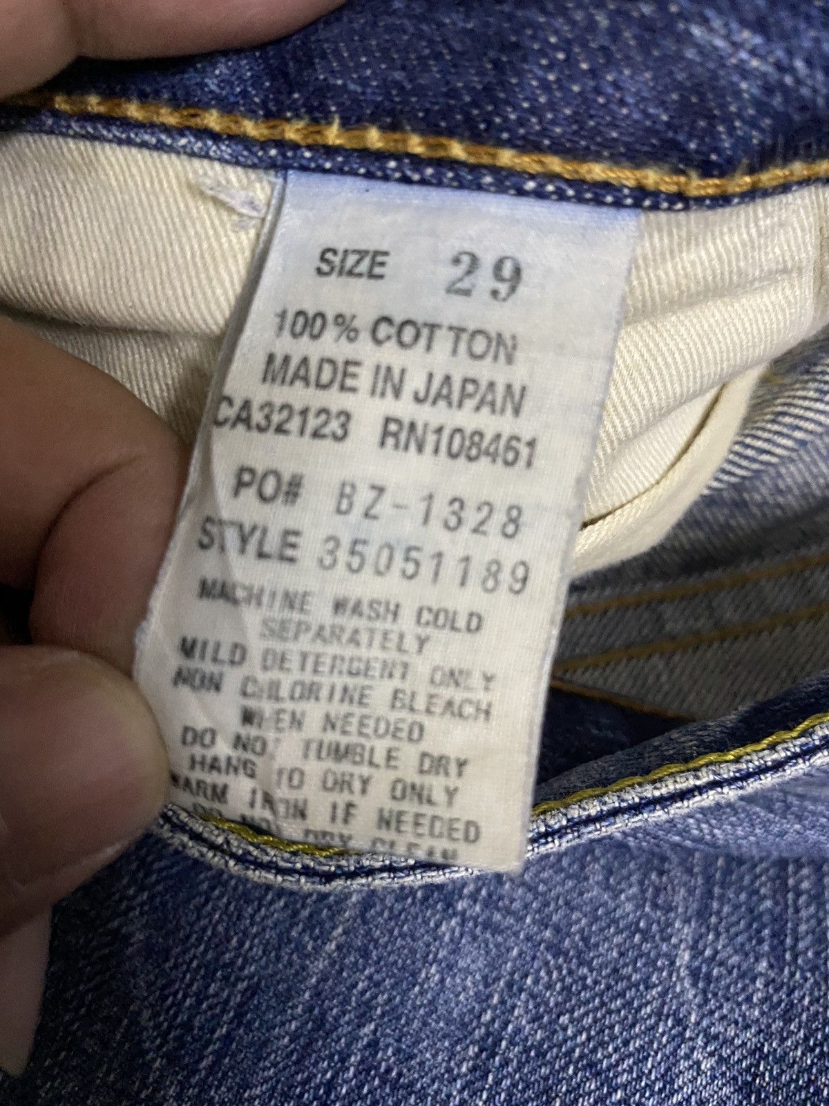 Japanese Brand Japan Brand Zen Clothing Japan Distressed Denim Size US 35 - 12 Thumbnail