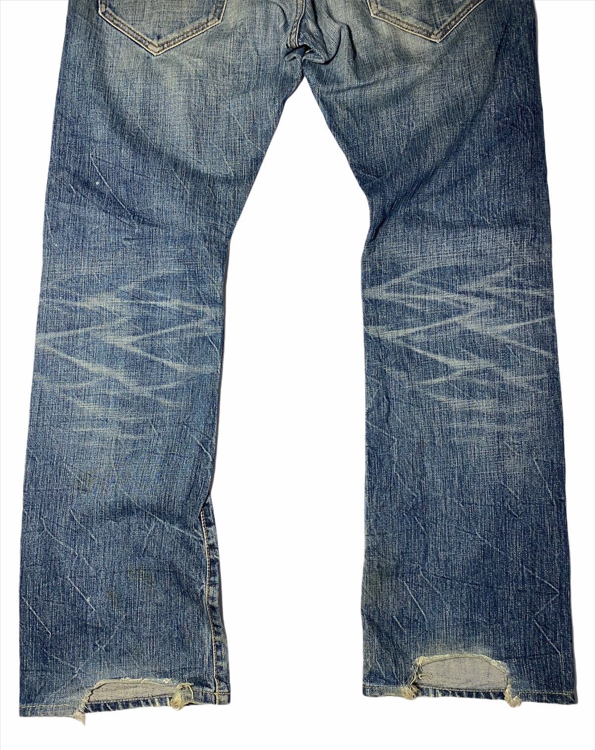 Japanese Brand Japan Brand Zen Clothing Japan Distressed Denim Size US 35 - 8 Thumbnail