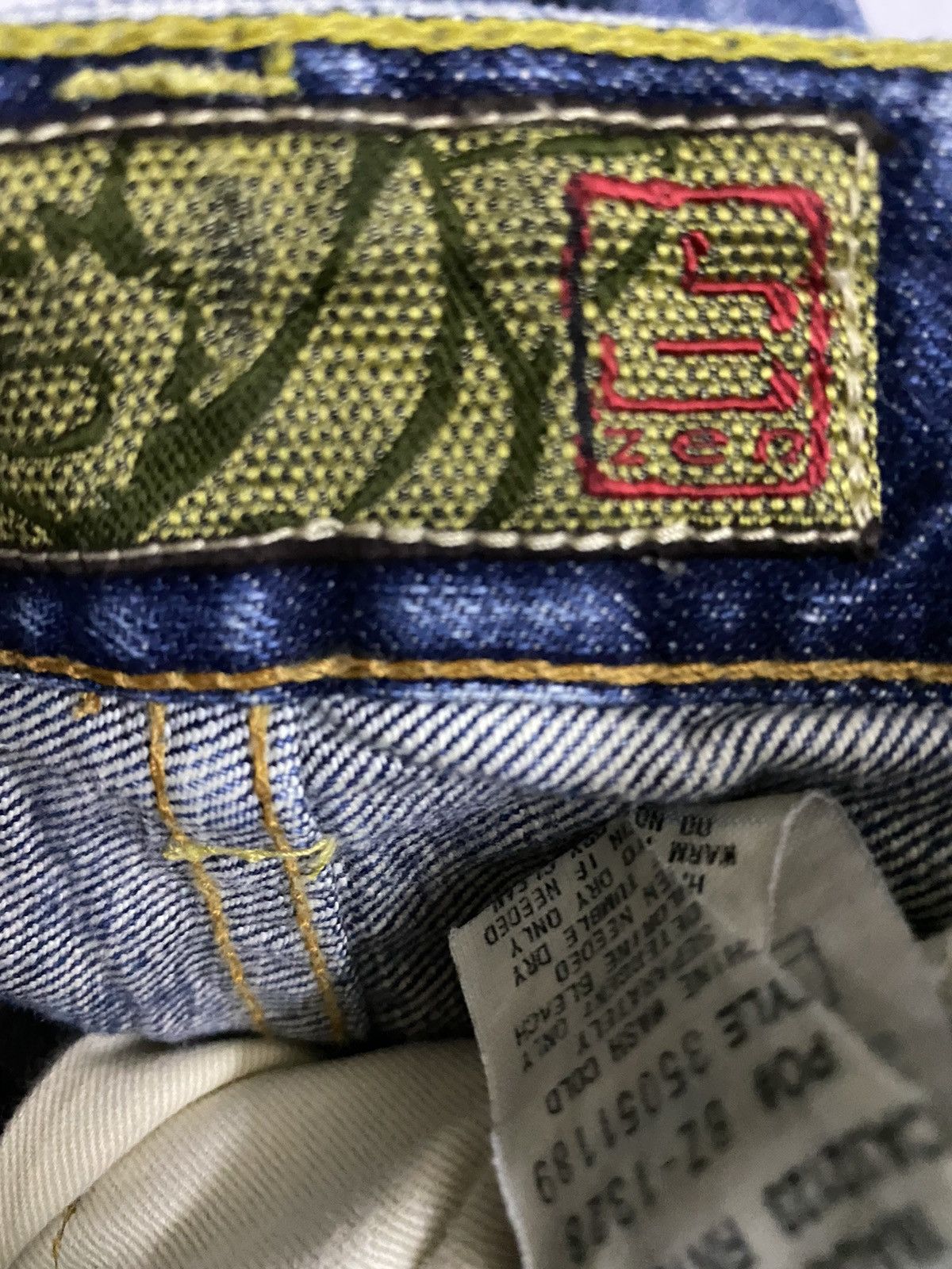 Japanese Brand Japan Brand Zen Clothing Japan Distressed Denim Size US 35 - 13 Thumbnail