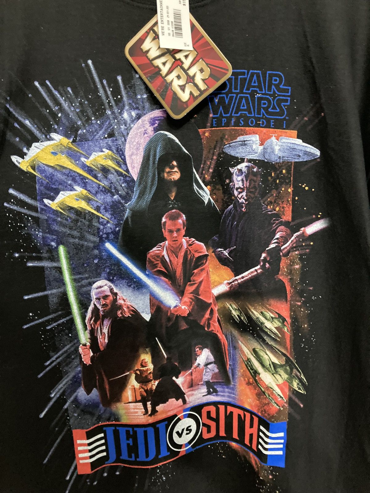 Star Wars Star Wars 90s New t shirt episode 1 movie art Size US XL / EU 56 / 4 - 5 Thumbnail