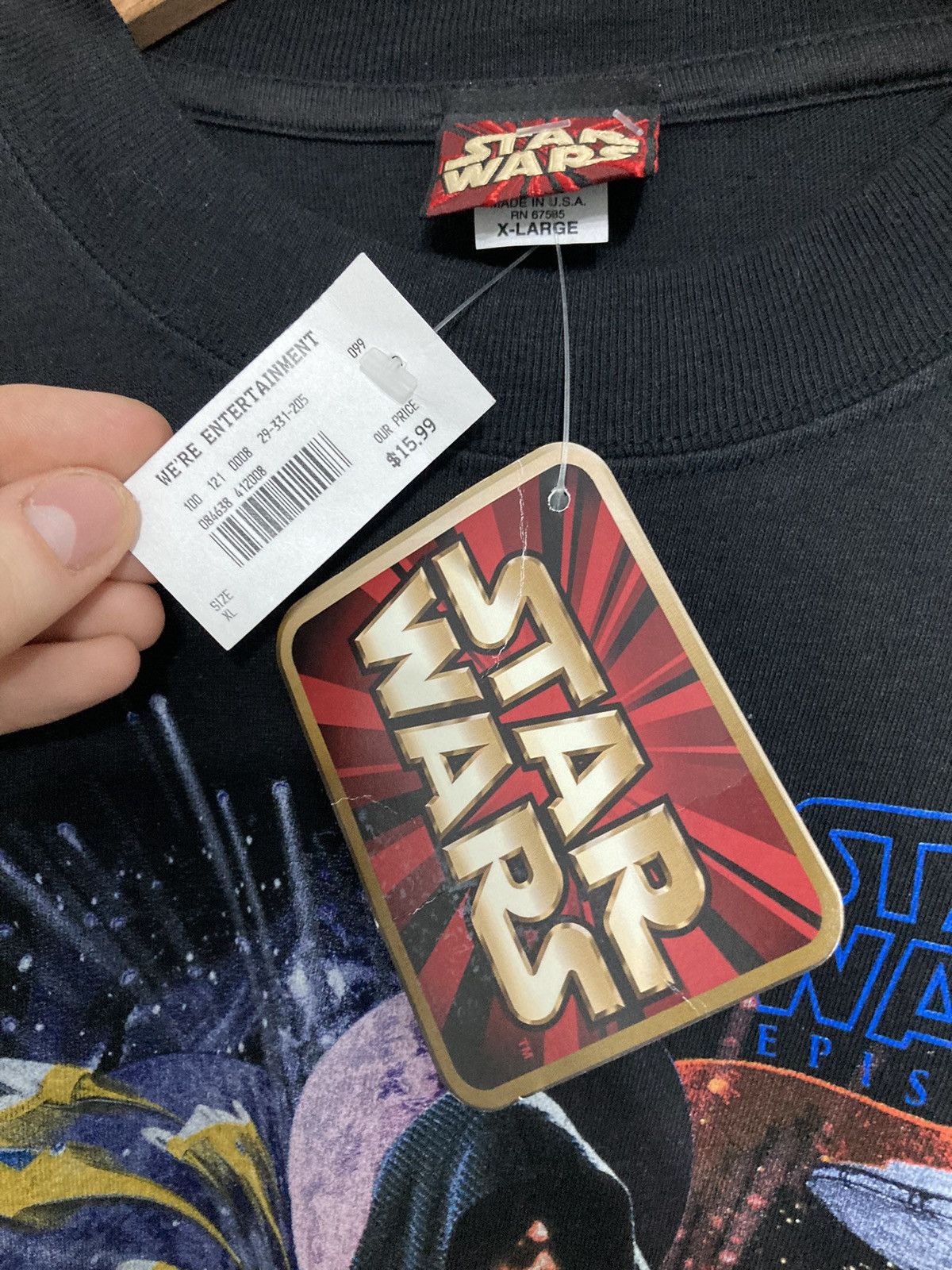 Star Wars Star Wars 90s New t shirt episode 1 movie art Size US XL / EU 56 / 4 - 9 Thumbnail