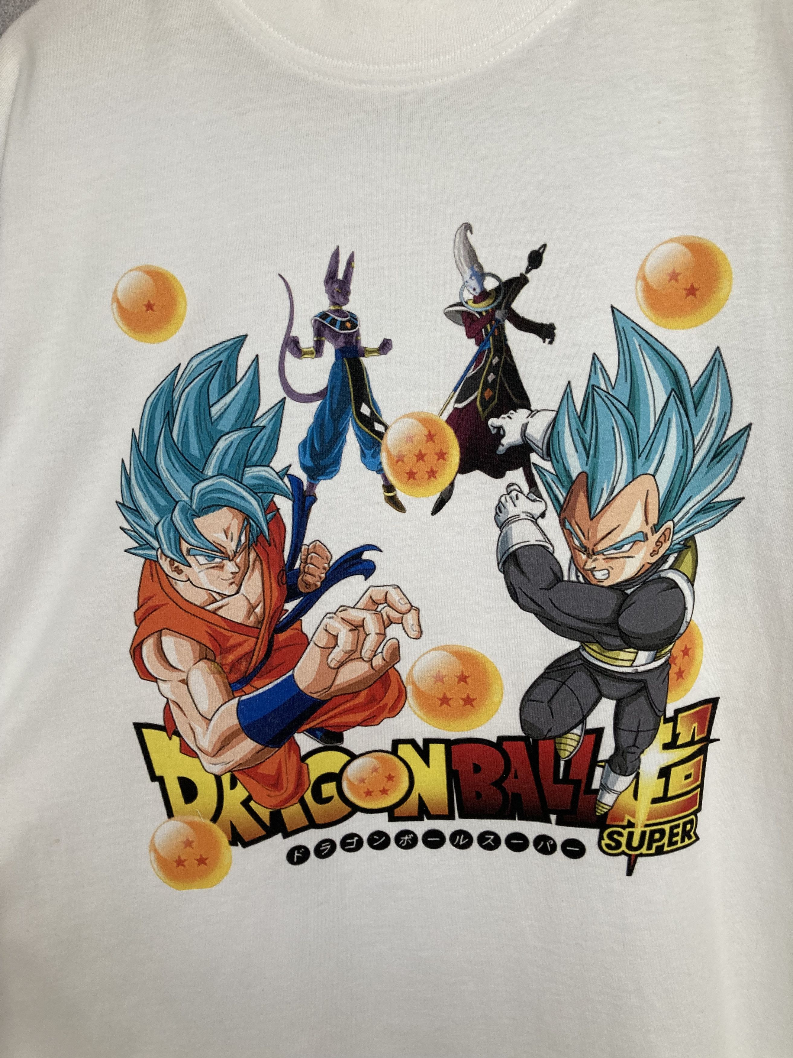 Anime Vintage Dragon Ball Super Z Graphic Tee Goku Anime Movie Size US L / EU 52-54 / 3 - 5 Thumbnail