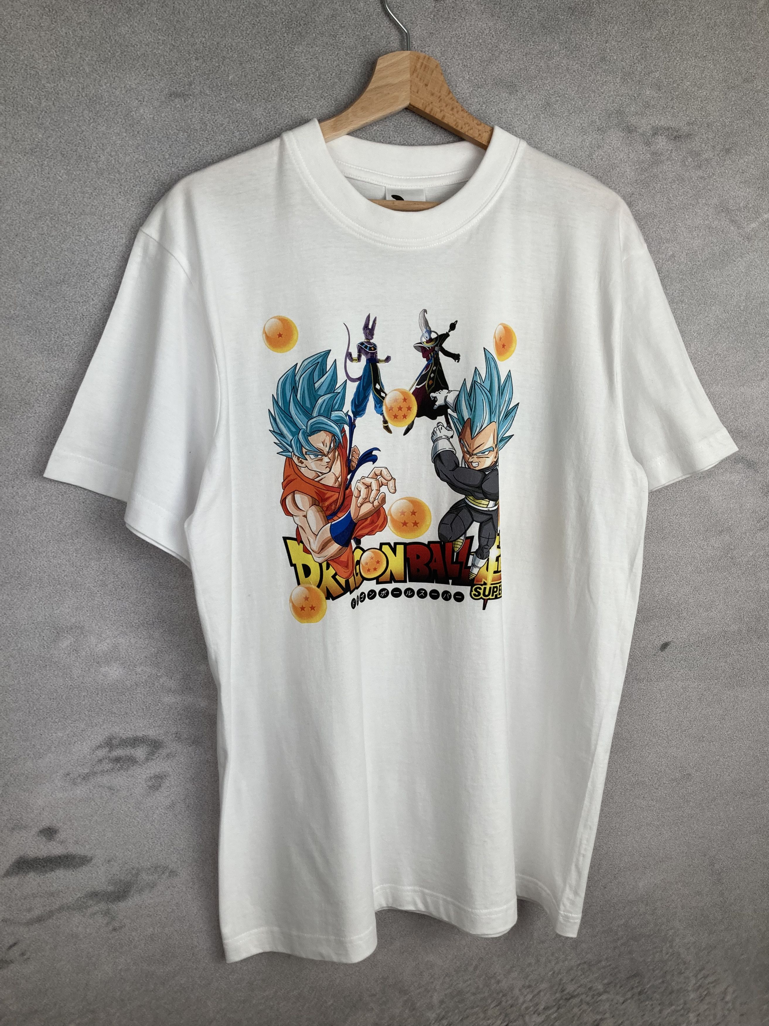 Anime Vintage Dragon Ball Super Z Graphic Tee Goku Anime Movie Size US L / EU 52-54 / 3 - 4 Thumbnail