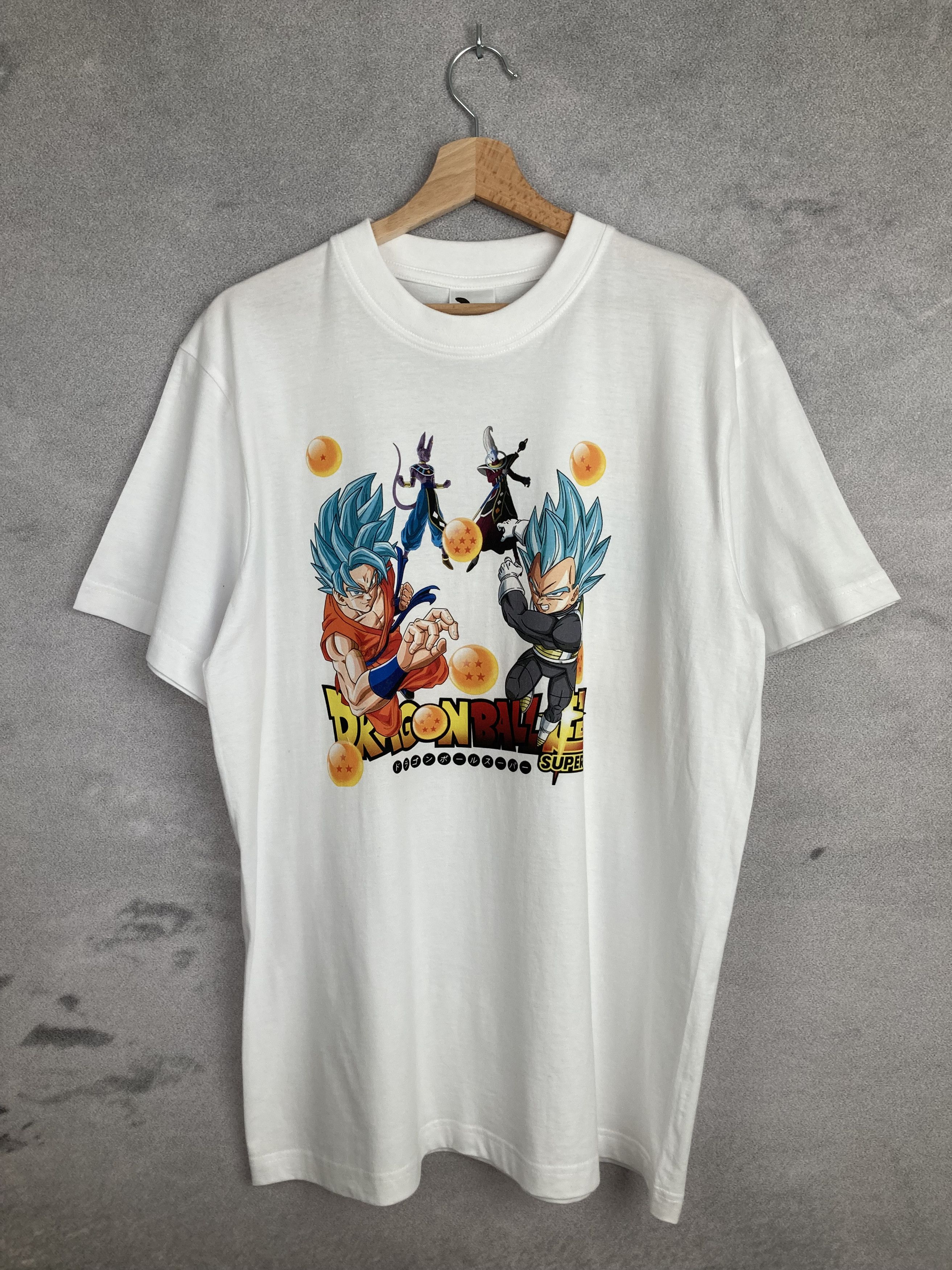 Anime Vintage Dragon Ball Super Z Graphic Tee Goku Anime Movie Size US L / EU 52-54 / 3 - 1 Thumbnail