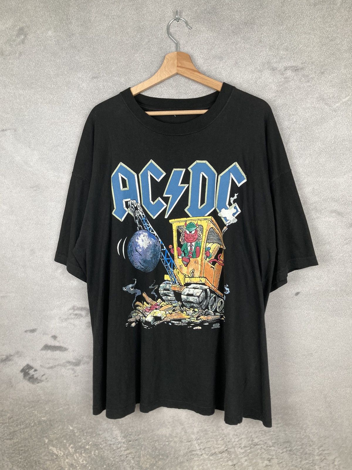 Band Tees Vintage AC/DC Ballbreaker Rare 90s Graphic Tee Rock Metal Size US XL / EU 56 / 4 - 2 Thumbnail