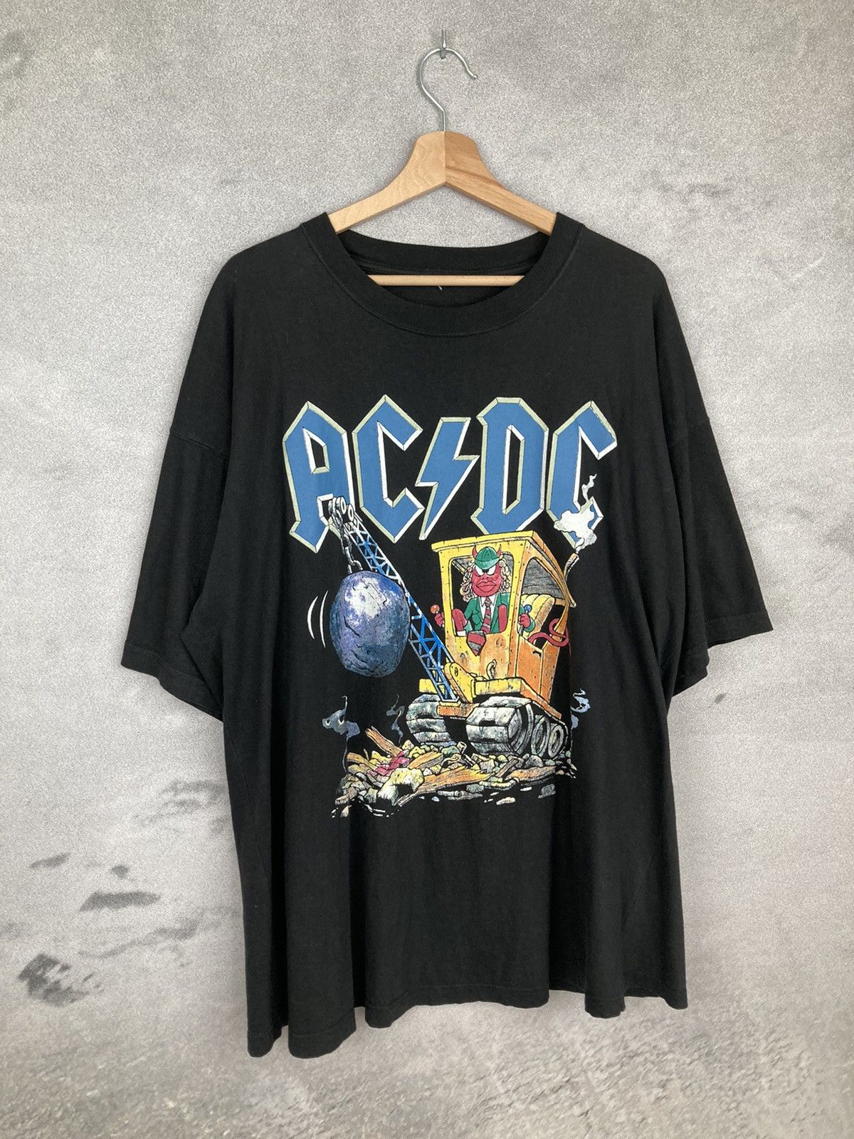 Band Tees Vintage AC/DC Ballbreaker Rare 90s Graphic Tee Rock Metal Size US XL / EU 56 / 4 - 5 Thumbnail