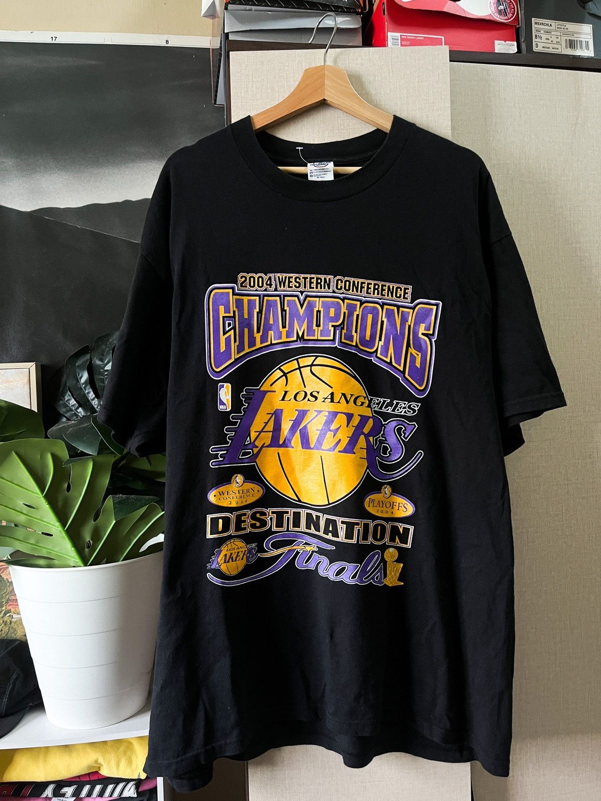 Vintage LA Lakers NBA 2004 Western Conferencr Champion