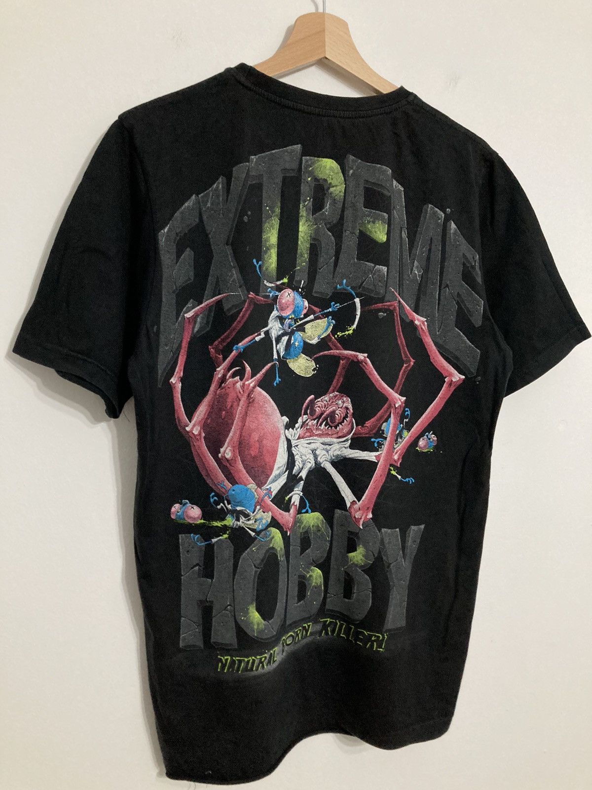 Vintage Vintage Horror Animal Tee Spider Rock Grunge Graphic Size US M / EU 48-50 / 2 - 2 Thumbnail
