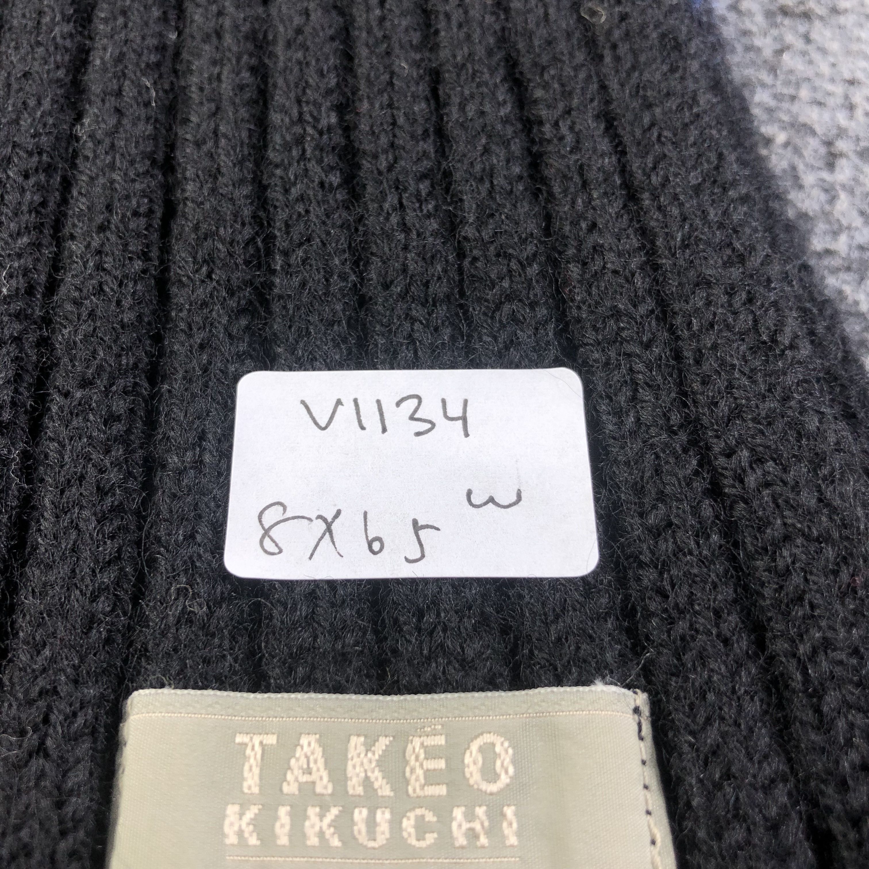 Takeo Kikuchi Takeo Kikuchi Pleated Wool Scarf Muffler V1134 Size ONE SIZE - 5 Thumbnail