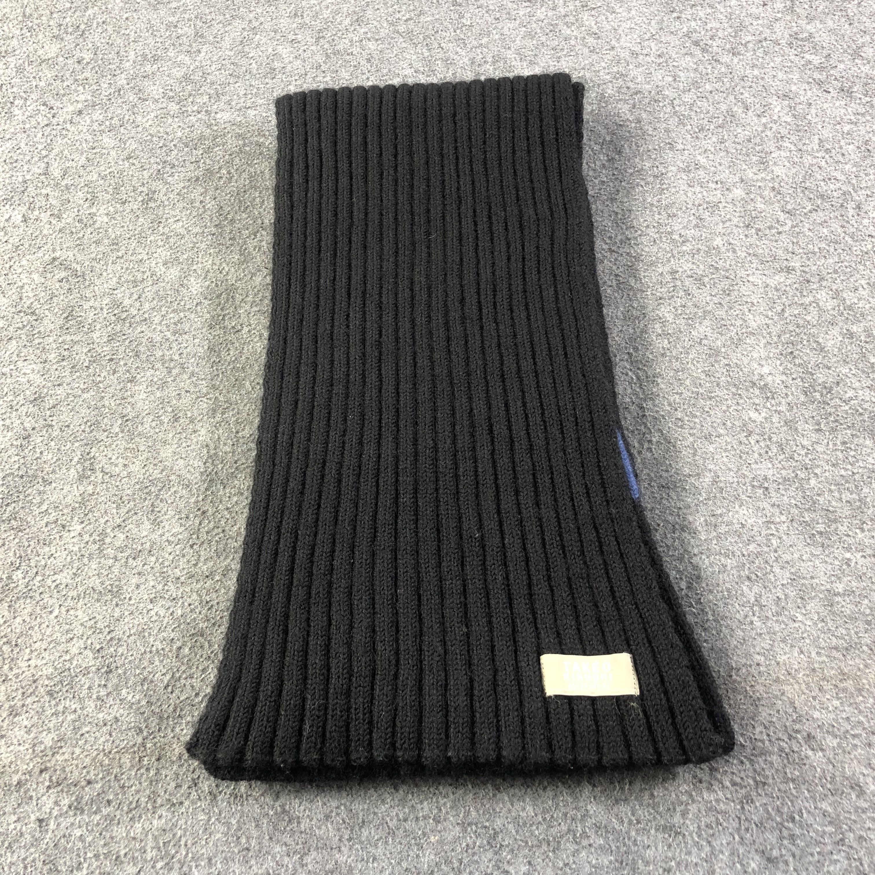 Takeo Kikuchi Takeo Kikuchi Pleated Wool Scarf Muffler V1134 Size ONE SIZE - 2 Thumbnail