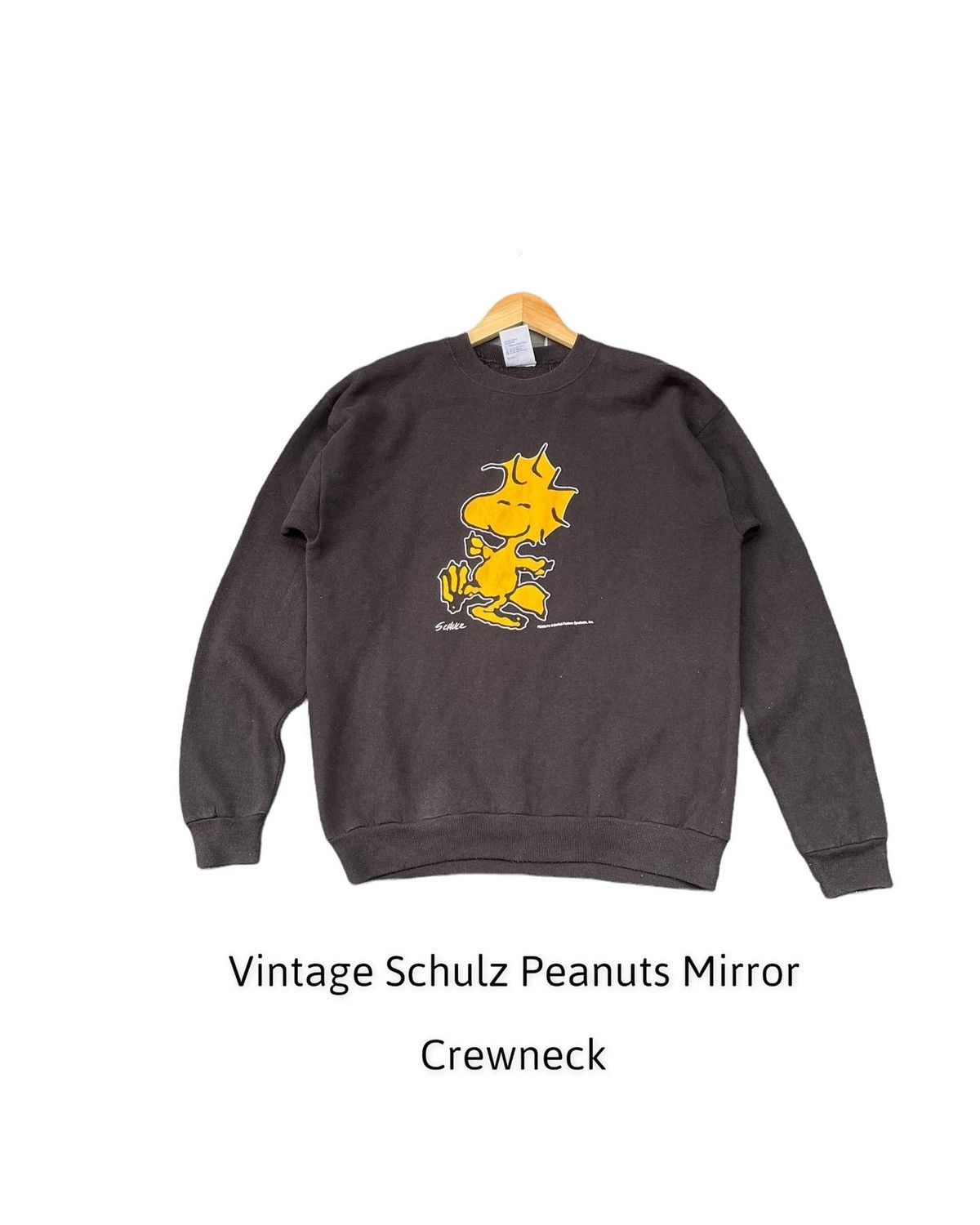 Peanuts Vintage Schulz Peanuts Mirror Crewneck Size US M / EU 48-50 / 2 - 1 Thumbnail