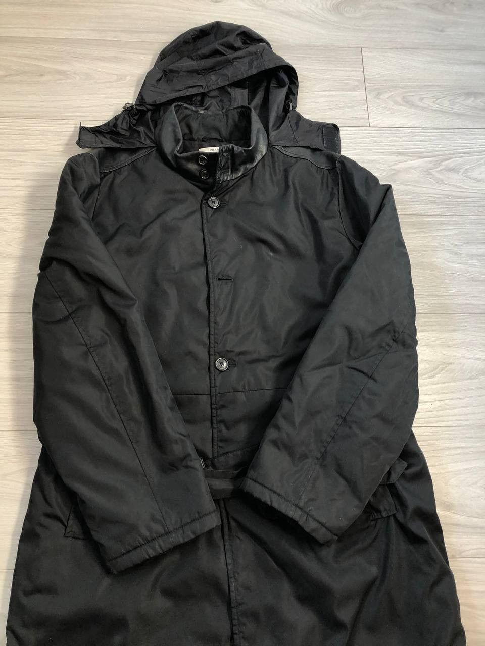 Prada Prada Milano Black Jacket Italian Fashion Jacket Size US XL / EU 56 / 4 - 4 Thumbnail