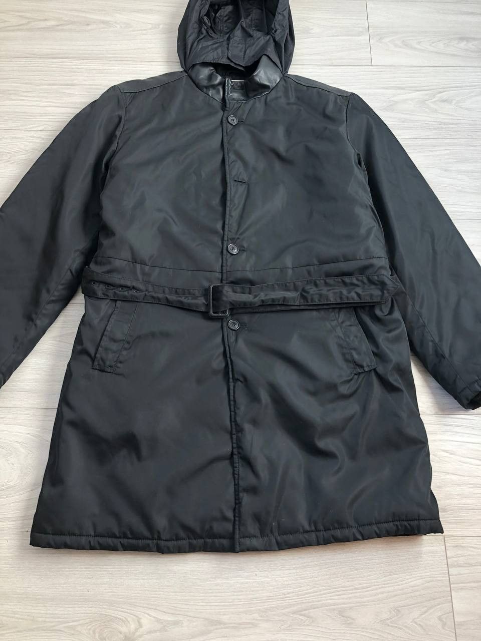 Prada Prada Milano Black Jacket Italian Fashion Jacket Size US XL / EU 56 / 4 - 2 Thumbnail
